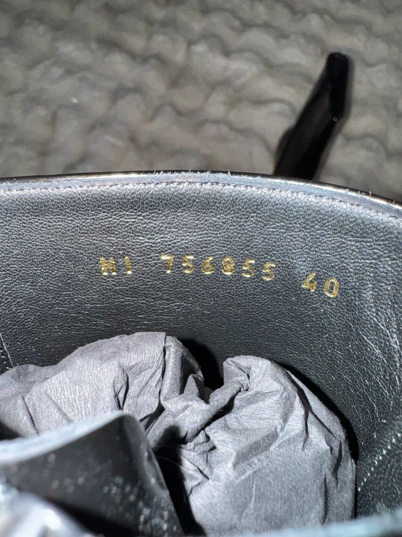 Saint Laurent Paris Saint Laurent Paris 23 Show Gold Heel Boots 2505-Nextarrow Size US 7 / EU 40 - 7 Thumbnail