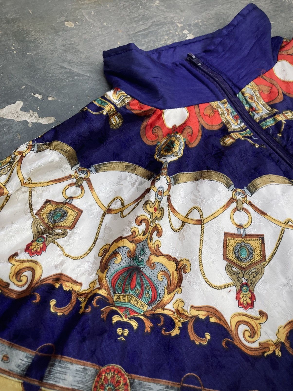Other Vintage 80s Argee Baroque Style Windbreaker Size M / US 6-8 / IT 42-44 - 5 Thumbnail