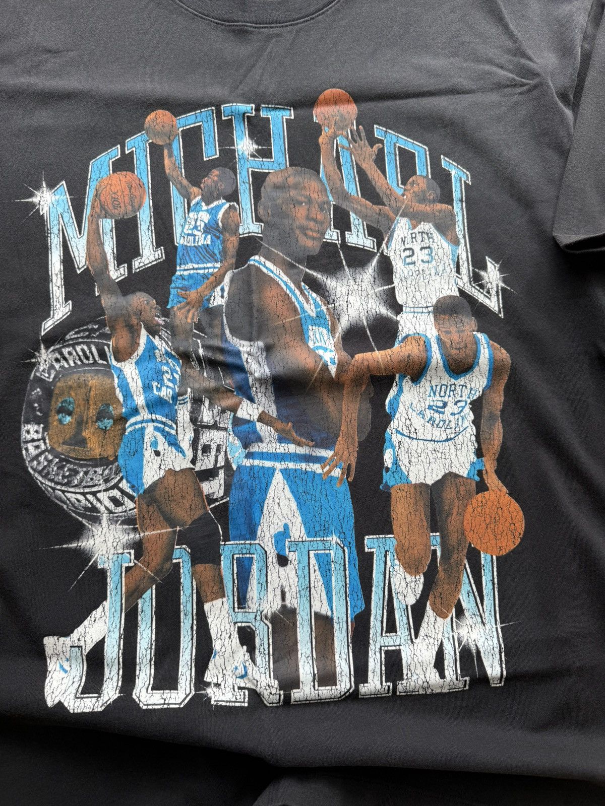 Jordan Brand Vintage Jordan UNC tee Size US L / EU 52-54 / 3 - 2 Thumbnail