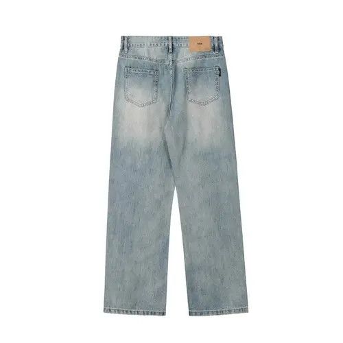 Japanese Brand Vintage loose wide-leg casual washed jeans Size US 32 / EU 48 - 2 Thumbnail