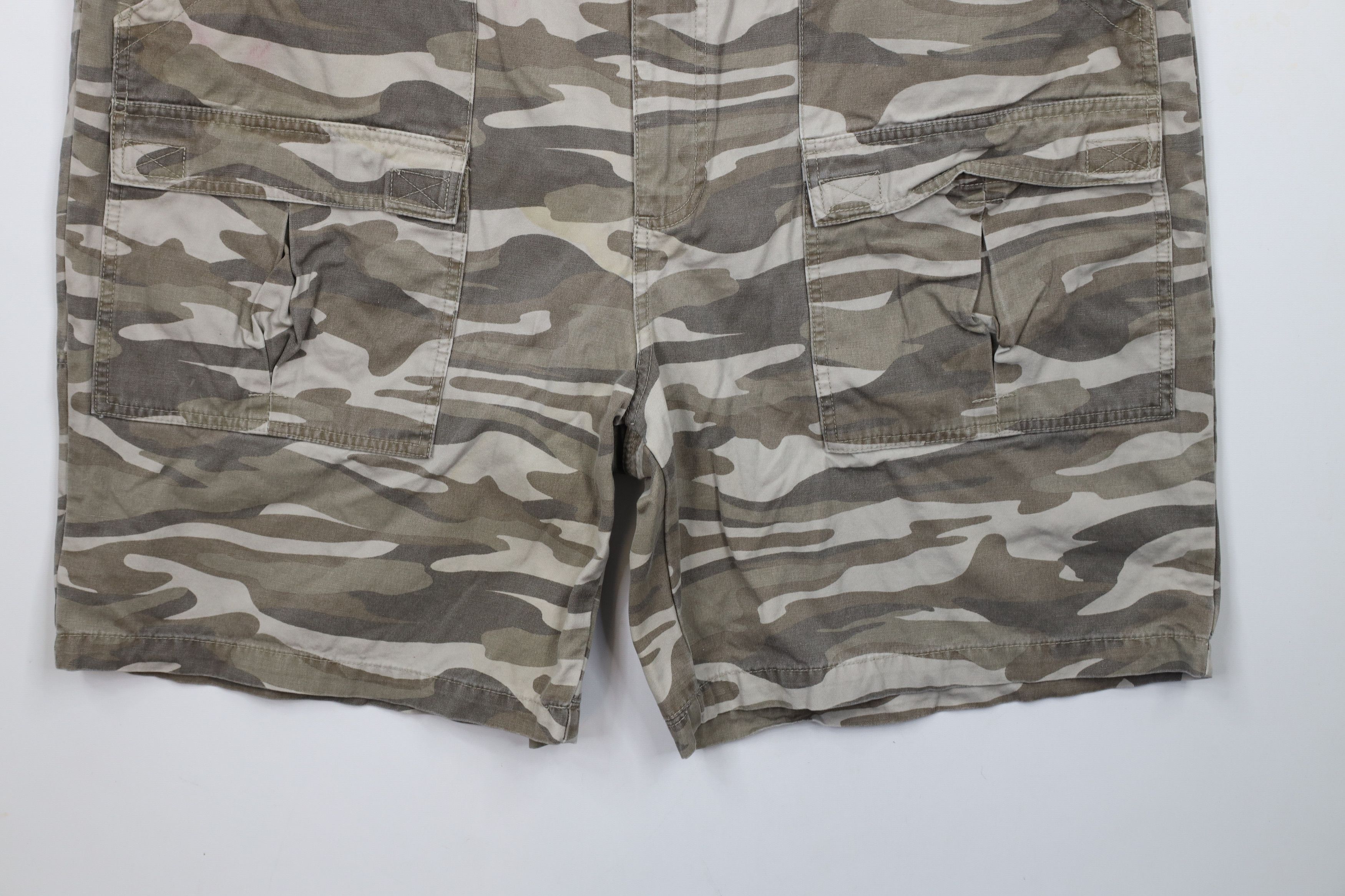Cabelas × Vintage Vintage Cabelas Heavyweight Camouflage Cargo Shorts Cotton Size US 44 / EU 60 - 4 Thumbnail