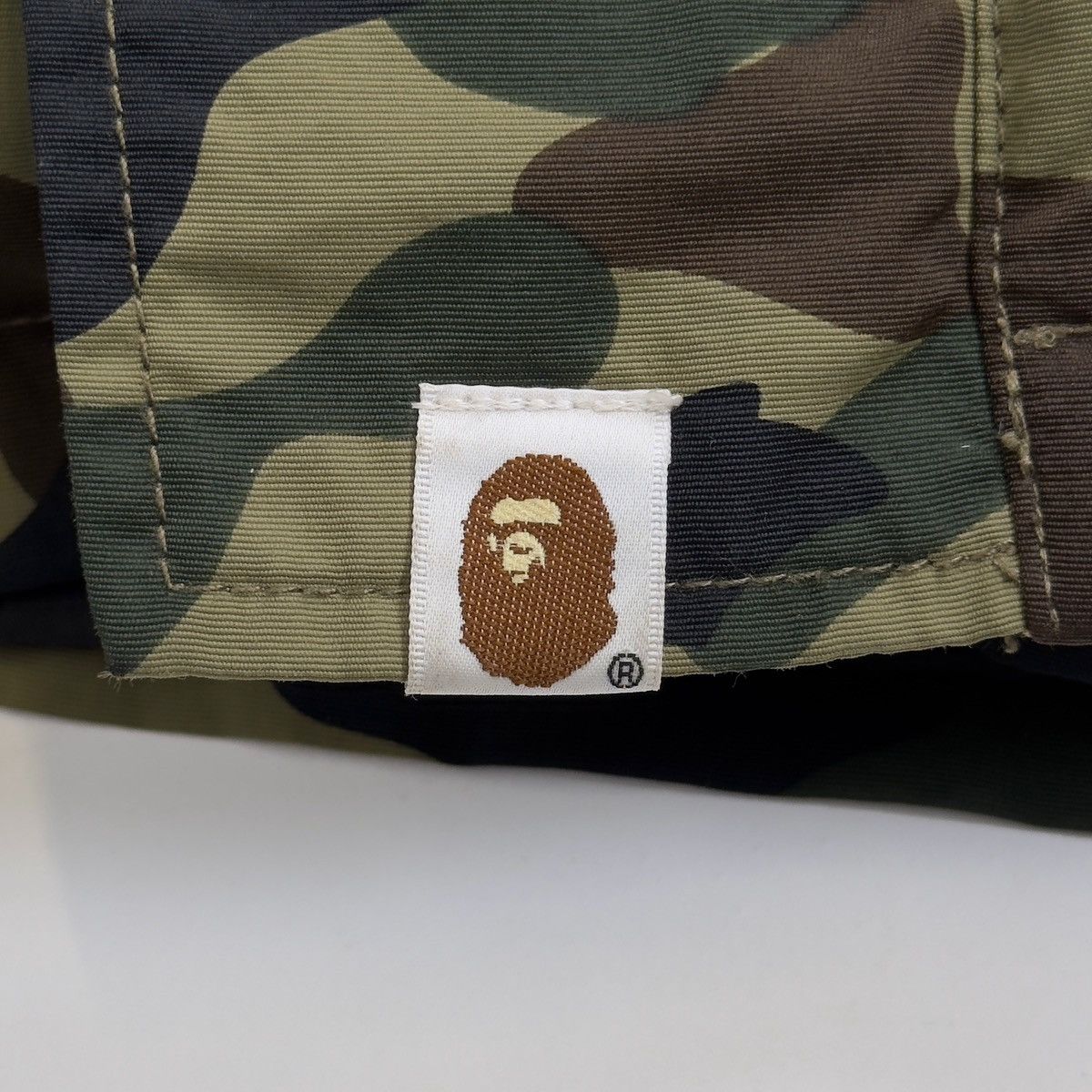 Bape Bape 1st Camo Long Down Snowboard Jacket Green 2018 Size US L / EU 52-54 / 3 - 15 Thumbnail