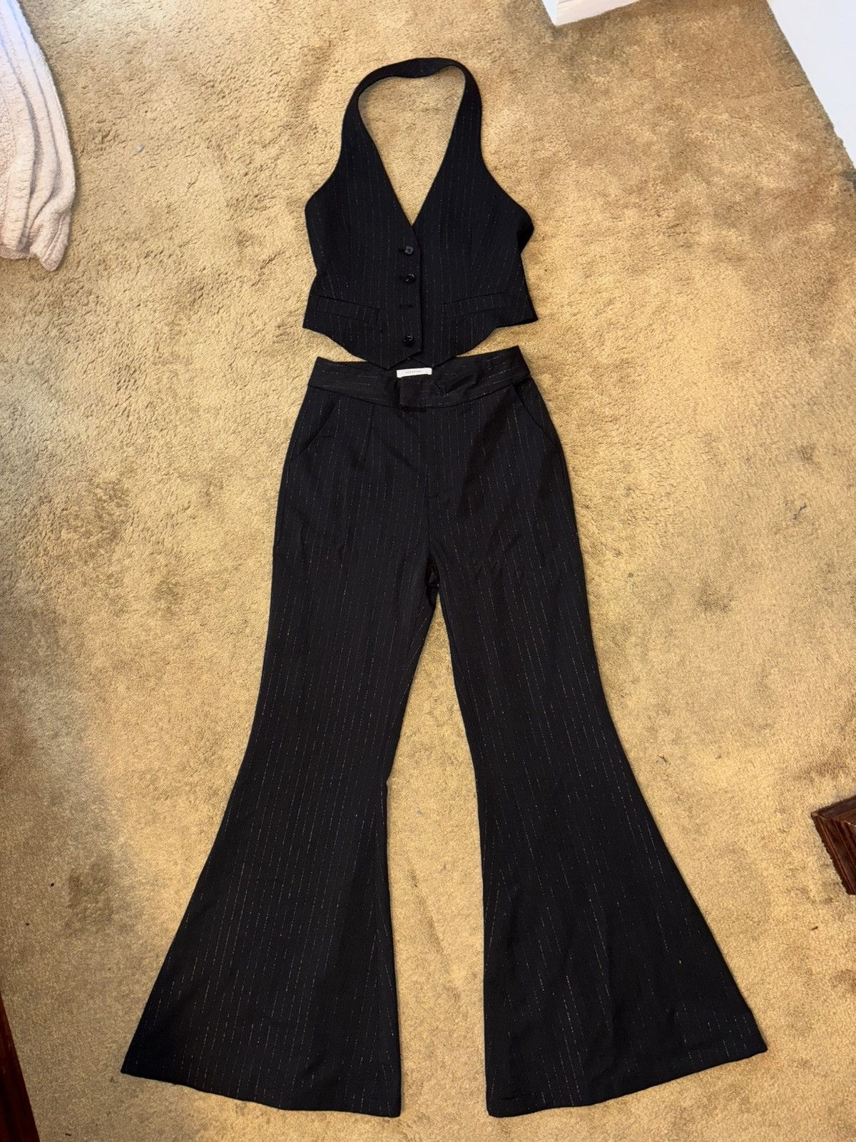 If Six Was Nine I6W9 style flared trouser and vest set Size 29" - 1 Thumbnail