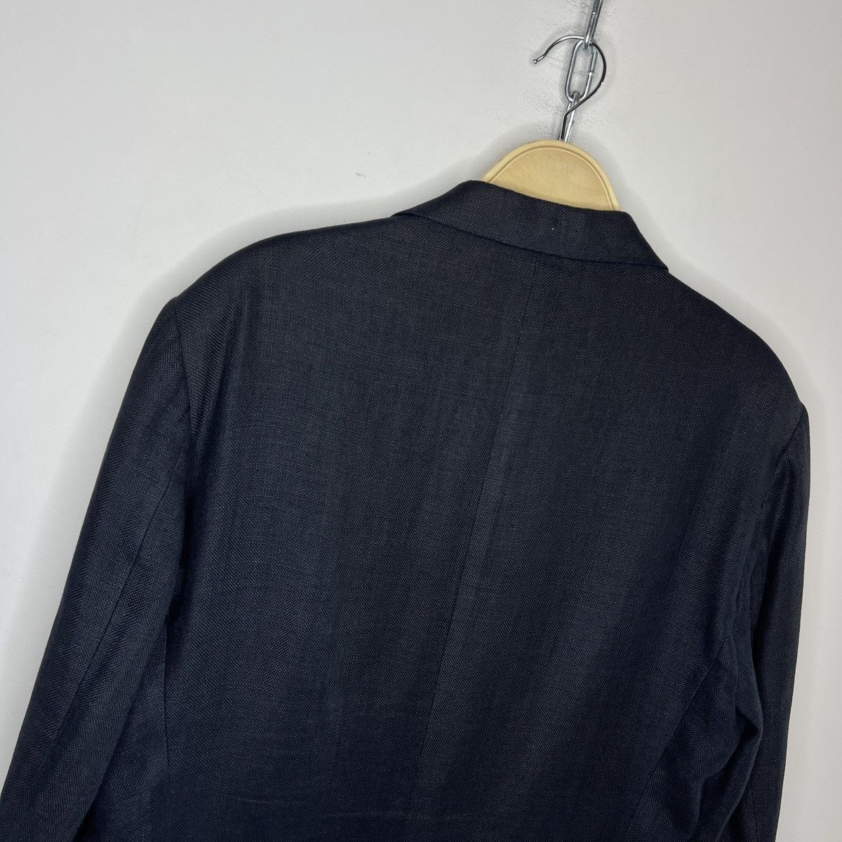 Polo Ralph Lauren × Ralph Lauren Vintage 90s Polo Ralph Lauren Wool/Linen Blazer 42R Size 42R - 12 Thumbnail