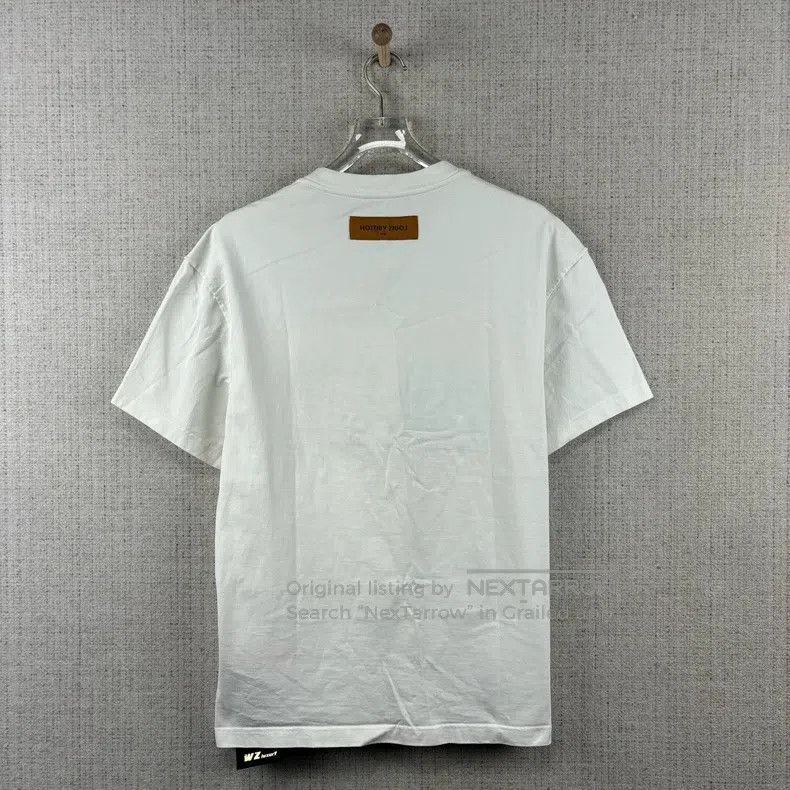 Louis Vuitton Louis Vuitton Cursive embroidered logo round neck short sl Size US L / EU 52-54 / 3 - 3 Thumbnail