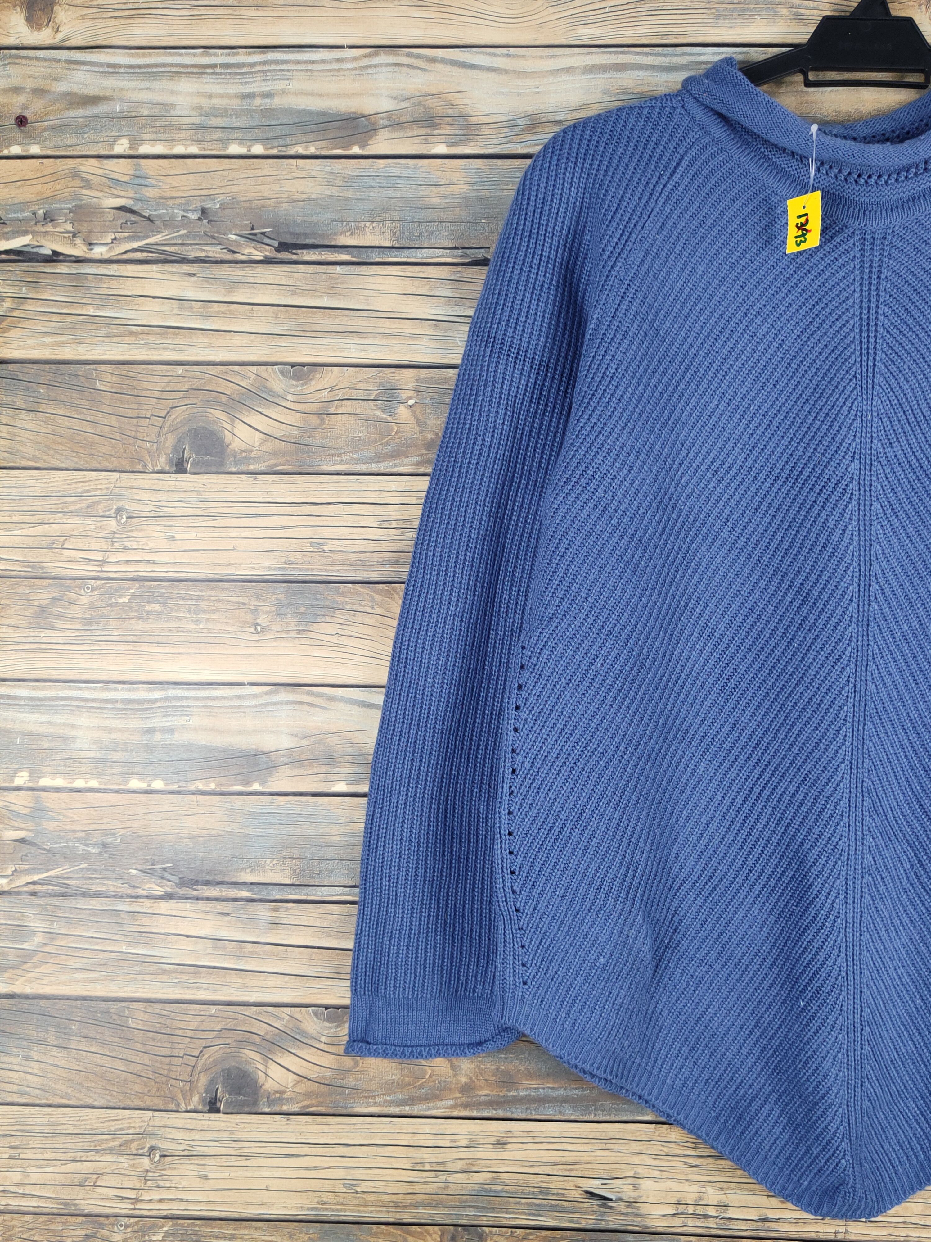 Homespun Knitwear × Japanese Brand × Vintage Japanese Brand Blue Knitwear Sweatshirts #W1145 Size L / US 10 / IT 46 - 3 Thumbnail