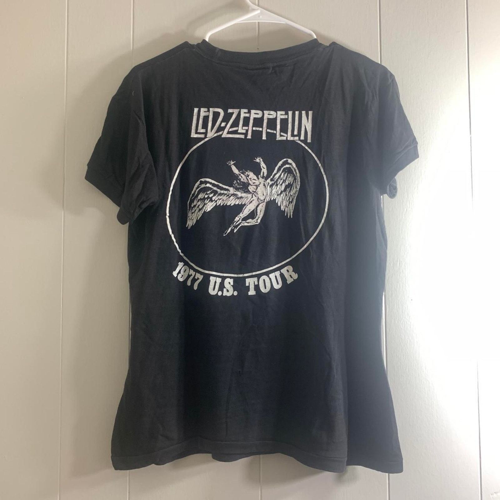 Vintage vintage 1977 LED ZEPPELIN U.S. Tour double sided tee shirt M Size US M / EU 48-50 / 2 - 6 Thumbnail