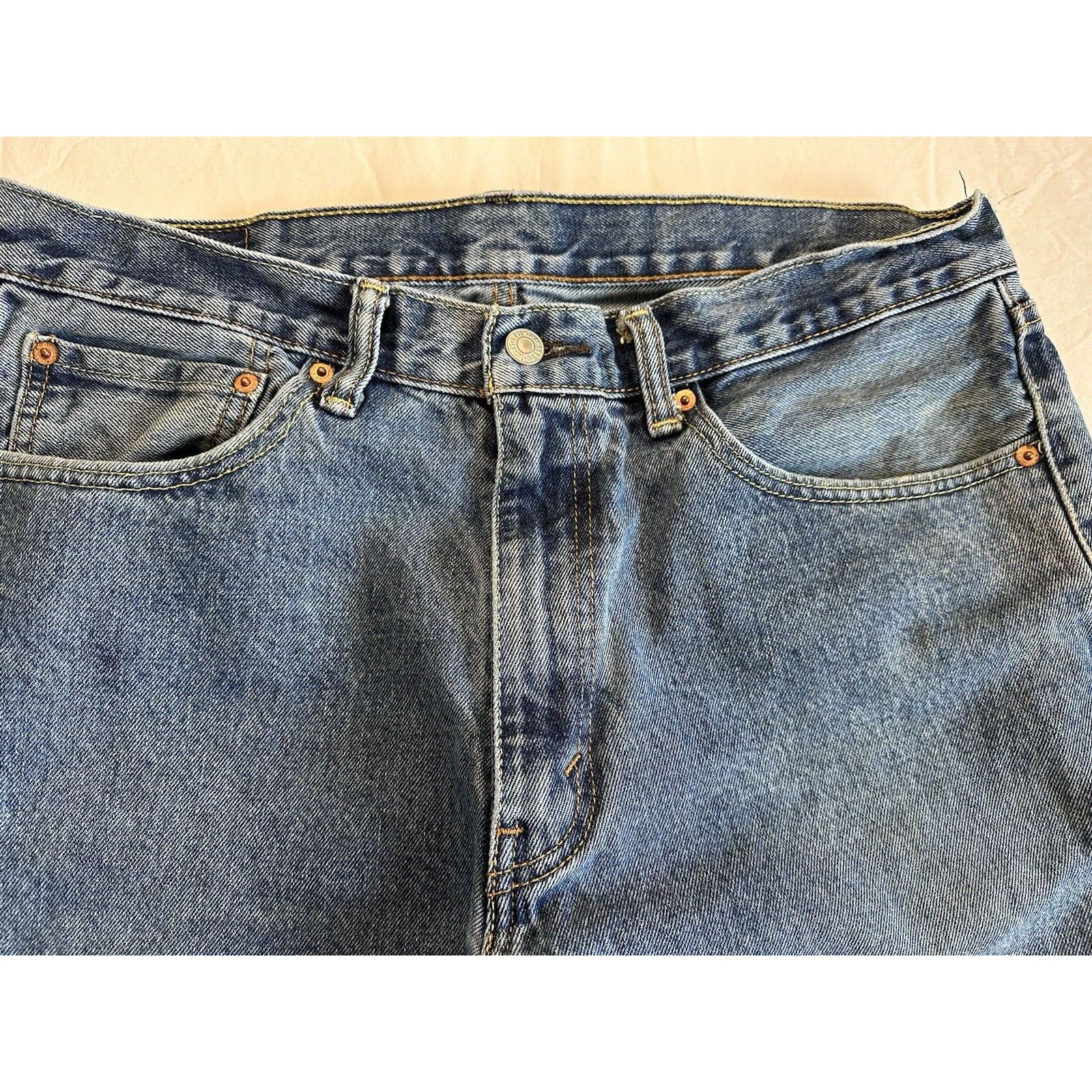 Levi's Levis 505 Blue Jeans 36x30 Straight Leg retro Normcore Size US 36 / EU 52 - 7 Thumbnail