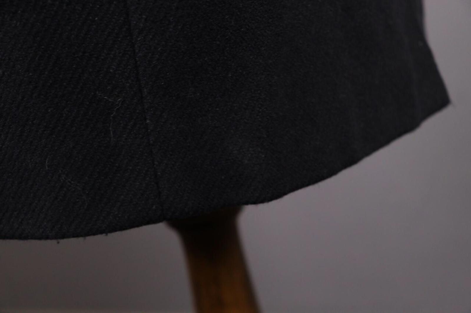 Designer WEEKEND MAX MARA Black Wool Coat Size I 44 / GB 12 / USA 10 Size M / US 6-8 / IT 42-44 - 6 Thumbnail