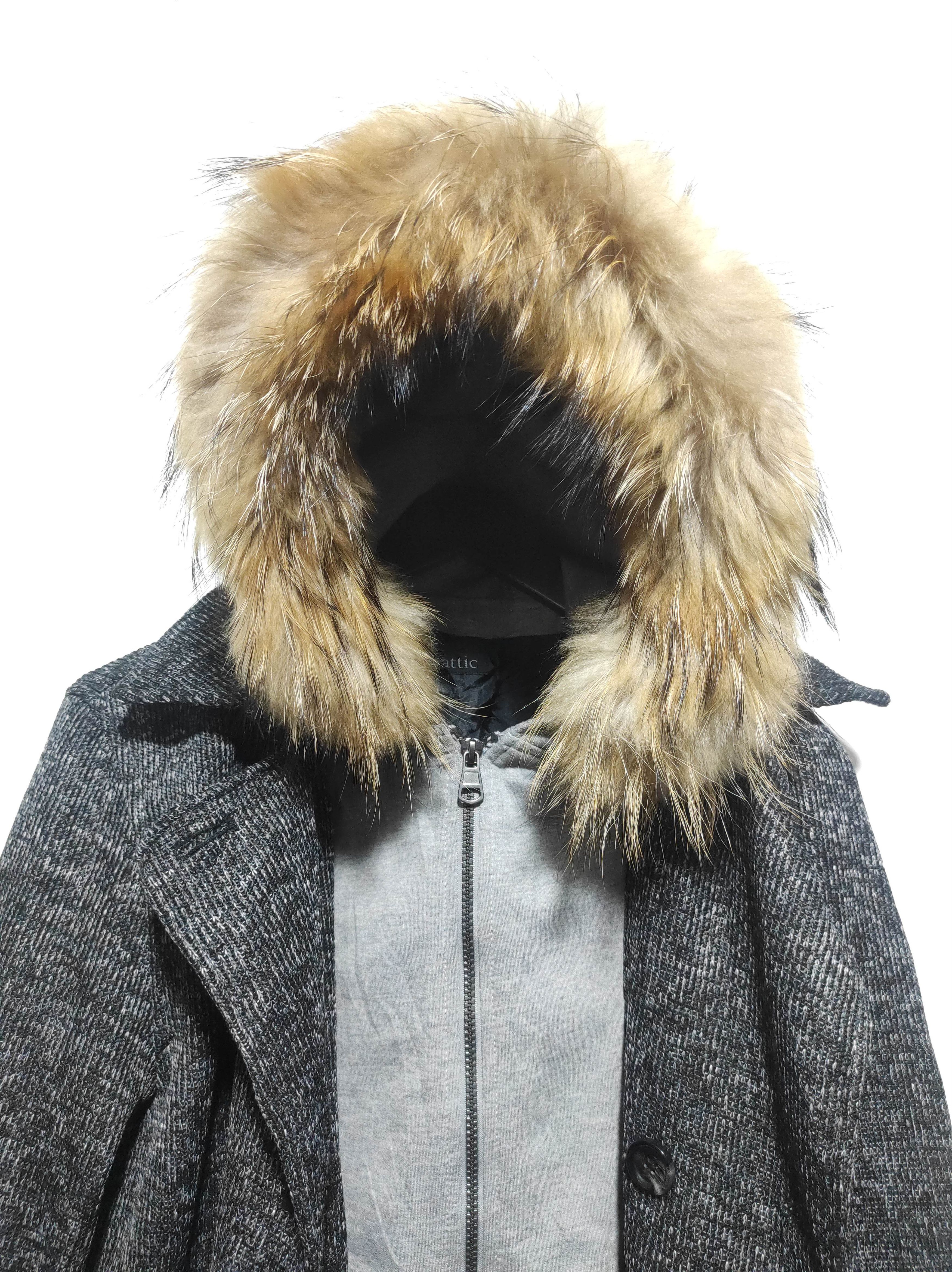 In The Attic In The Attic Double Layer Fur Hoodie Jacket i6w9 LGB style Size US M / EU 48-50 / 2 - 3 Thumbnail