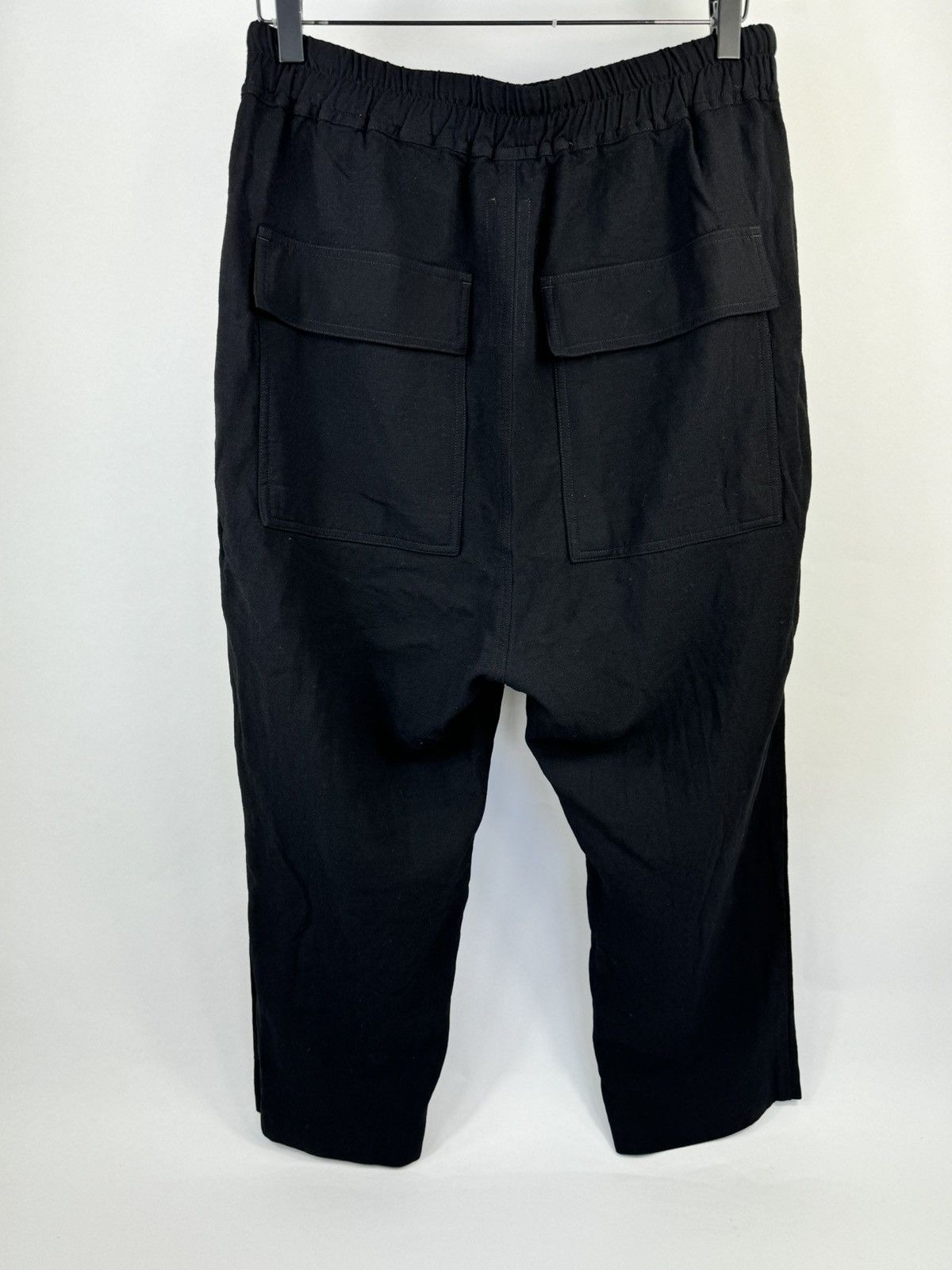 Rick Owens DRAWSTRING CROPPED LOUNGE PANTS Size US 34 / EU 50 - 2 Thumbnail