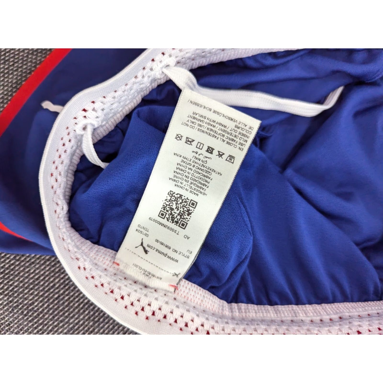 Puma Puma Norway Olympic Team 2024 Womens Shorts Small Blue Track Field Drawstrings Size 28" / US 6 / IT 42 - 4 Thumbnail