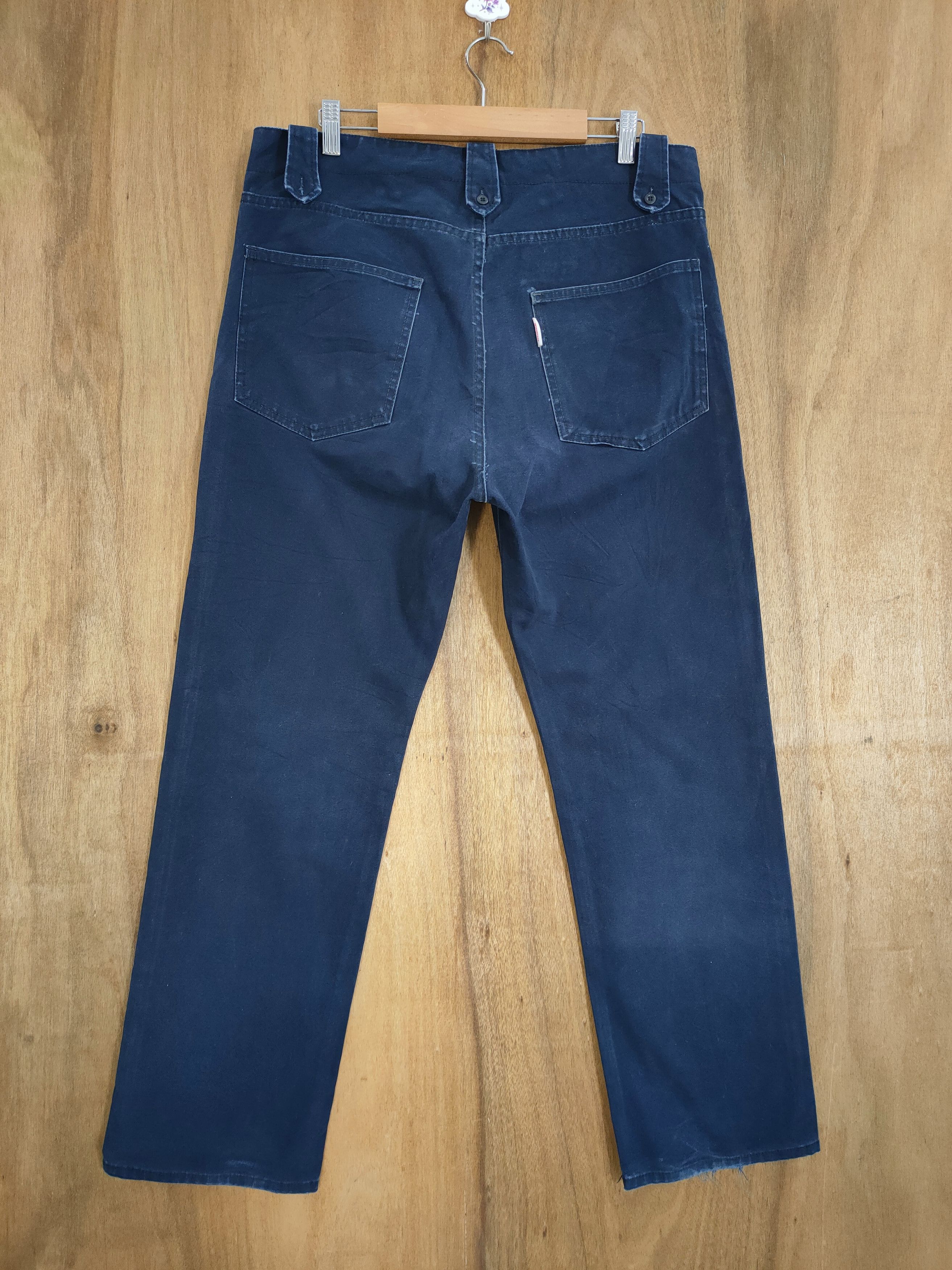 Japanese Brand VINTAGE INTERFACE DARK BLUE TROUSERS CHINO BUSH PANTS Size US 34 / EU 50 - 7 Thumbnail