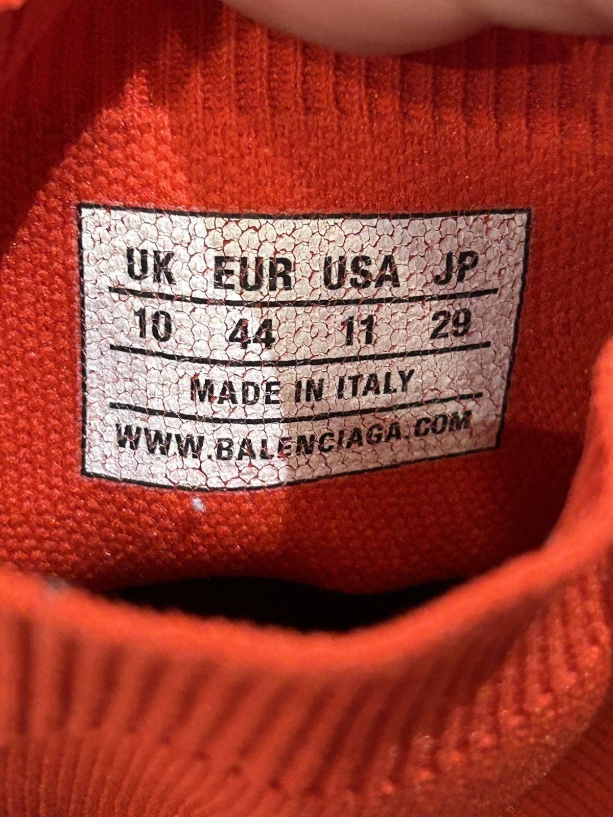 Balenciaga Balenciaga Speed Runner 2.0 Sneakers Red Size US 11 / EU 44 - 11 Thumbnail