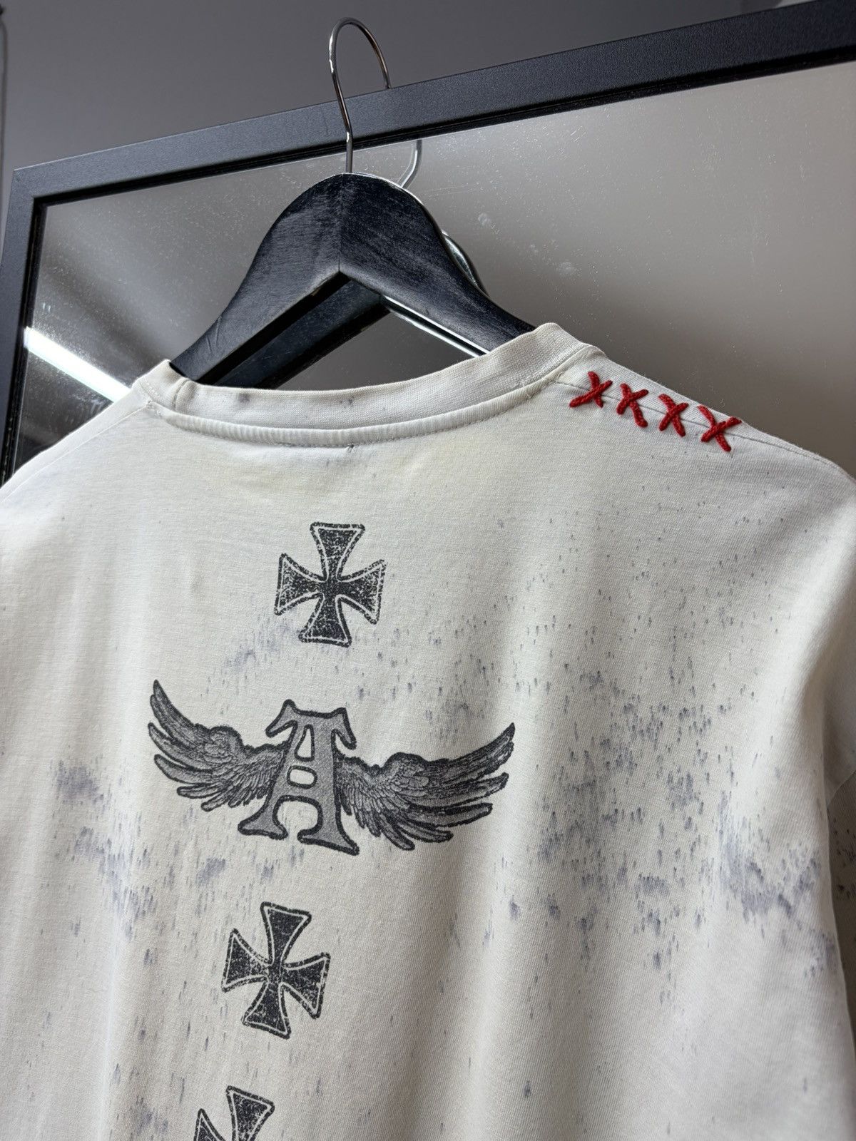Affliction Vintage Affliction skull graphic Tee classic Y2K MMA era Size US L / EU 52-54 / 3 - 5 Thumbnail