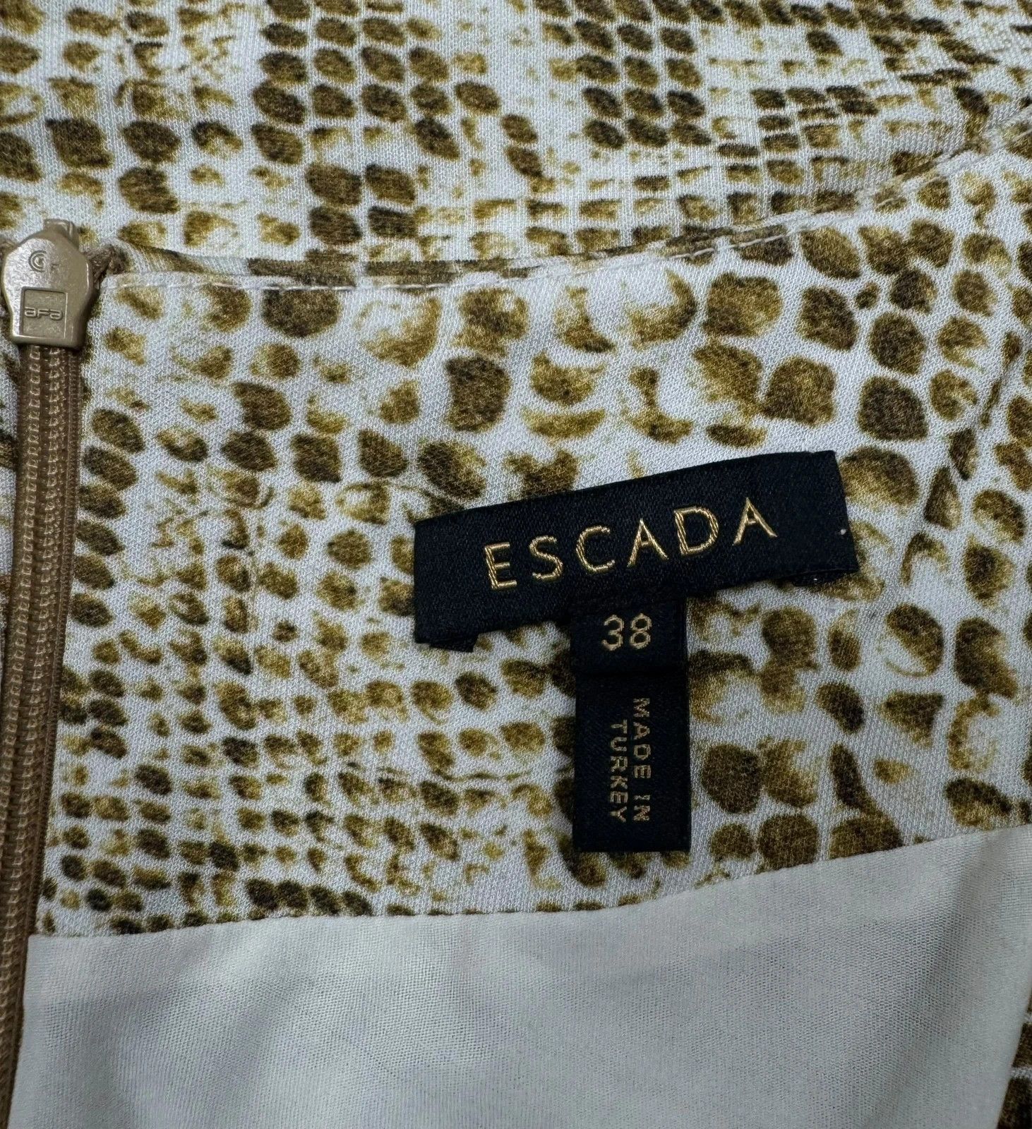 Escada Escada Viscose Long Dress Animal Print size 38 Size M / US 6-8 / IT 42-44 - 11 Thumbnail