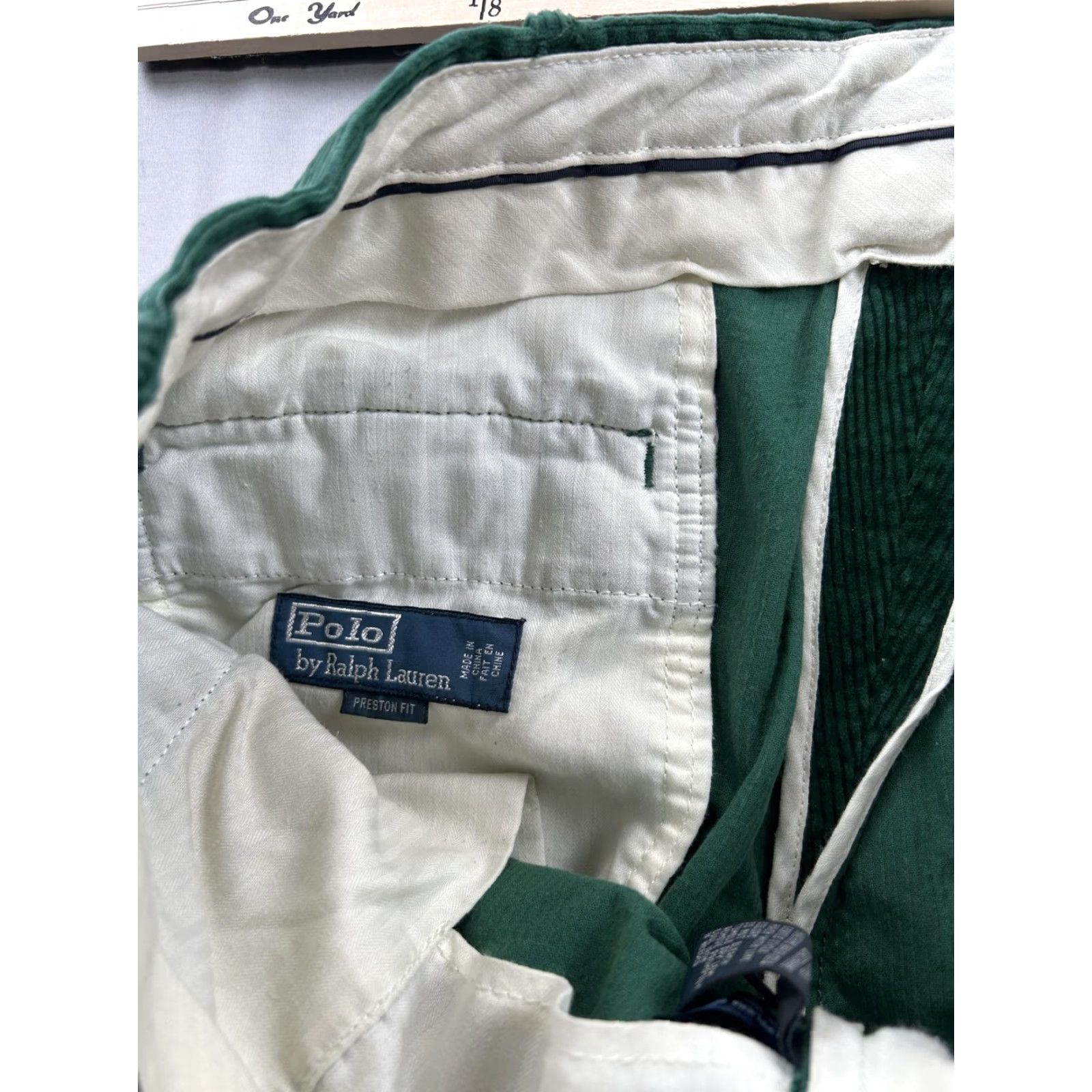 Polo Ralph Lauren Polo Ralph Lauren Corduroy Pants Mens 38x31 Green Preston Chino Straight Leg Shirt? Size US M / EU 48-50 / 2 - 3 Thumbnail