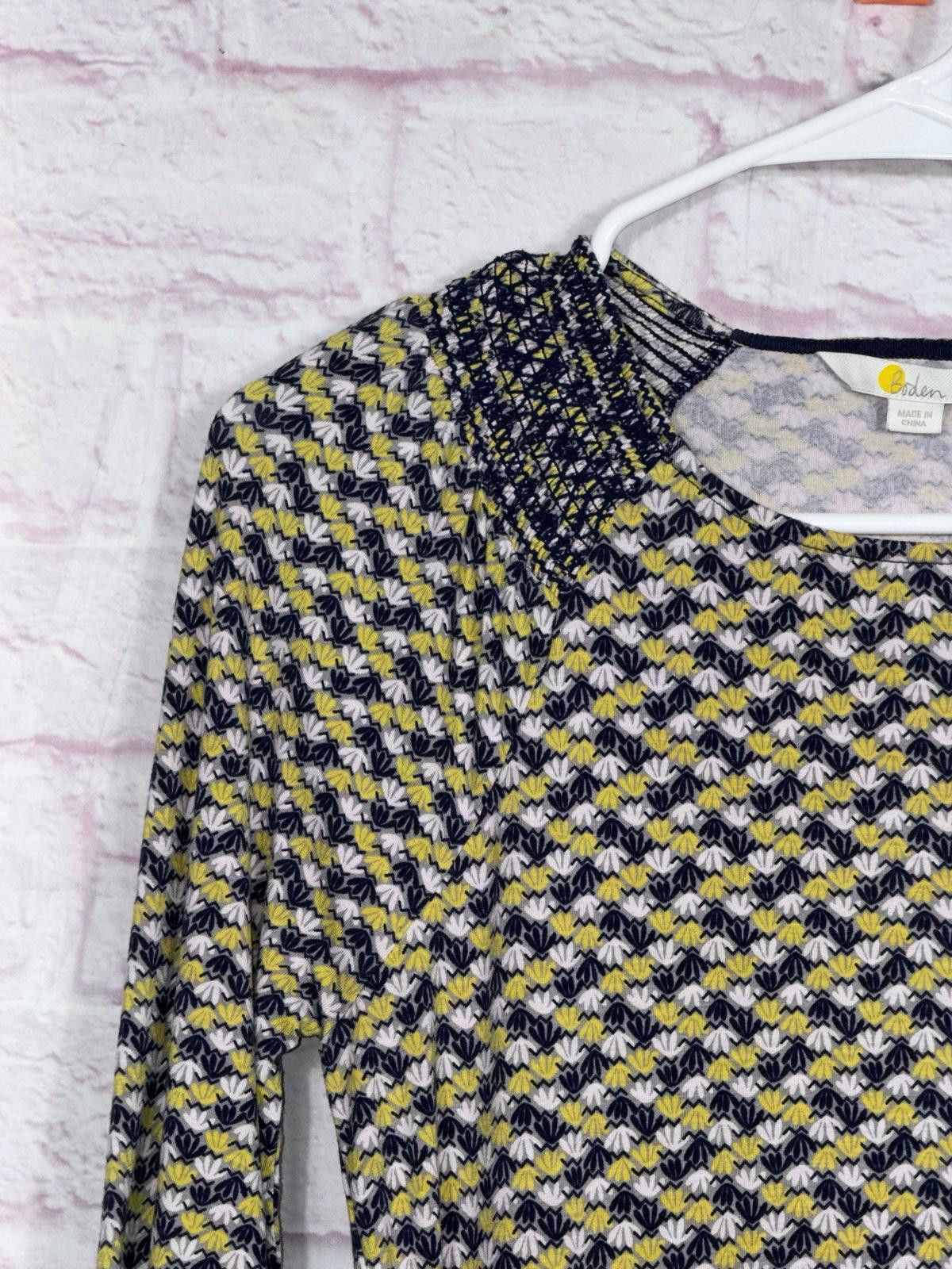 Boden Boden Women’s Size 6 Long Sleeve Patterned Dress Size S / US 4 / IT 40 - 6 Thumbnail