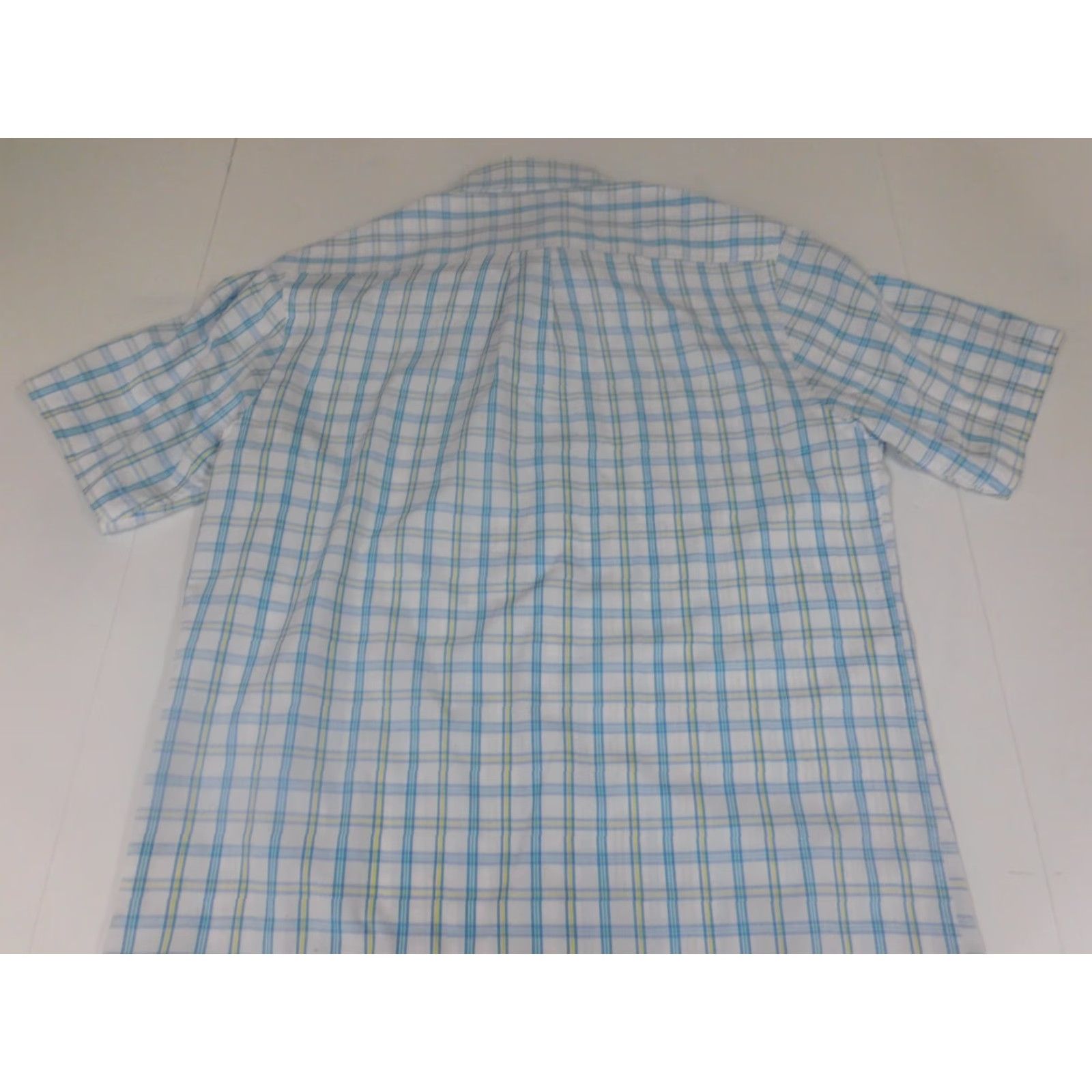 Dockers Dockers Shirt Short Sleeve Blue Plaid Button-Down Size US S / EU 44-46 / 1 - 5 Thumbnail