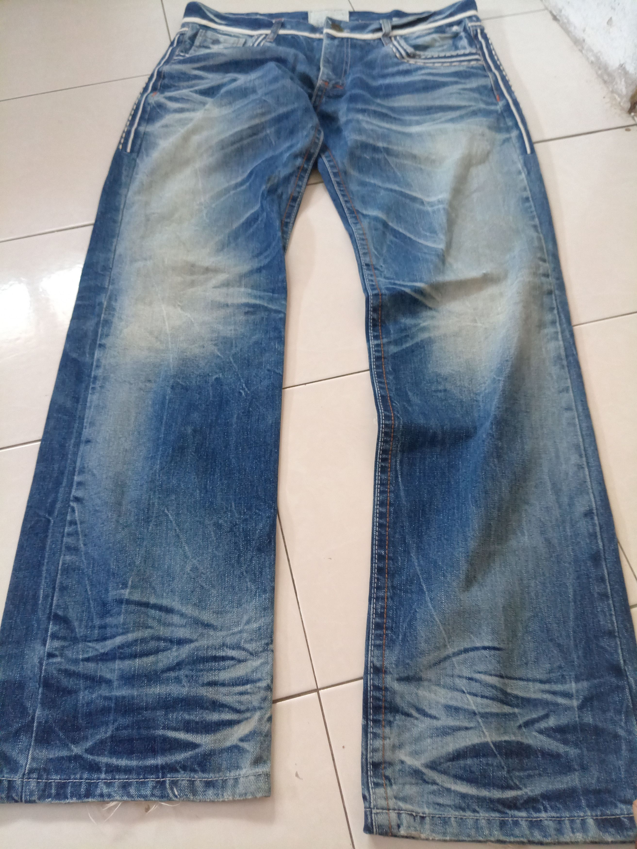 Lolita Jeans Lolita faded style jeans size 34/35 Size US 34 / EU 50 - 2 Thumbnail