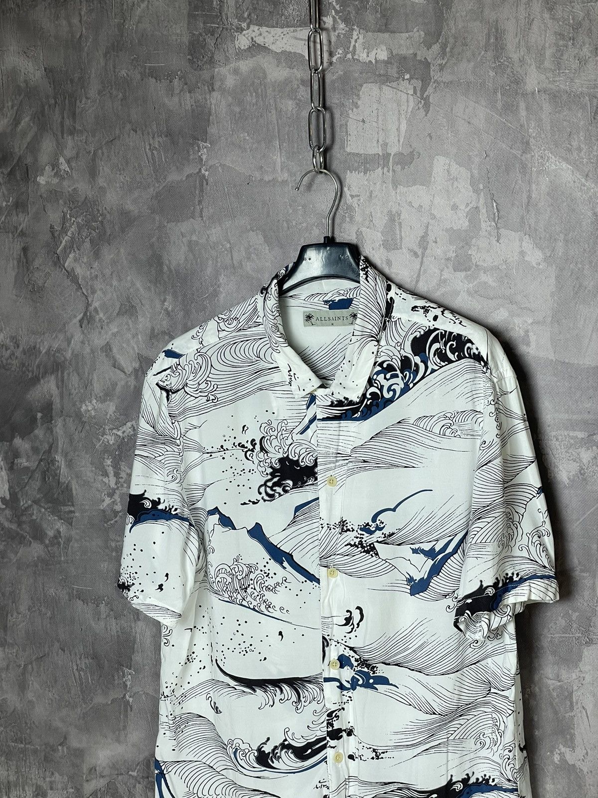 Allsaints Vintage Art Allsaints Hawaiian Japanese Brand Y2K shirt Size US M / EU 48-50 / 2 - 7 Thumbnail