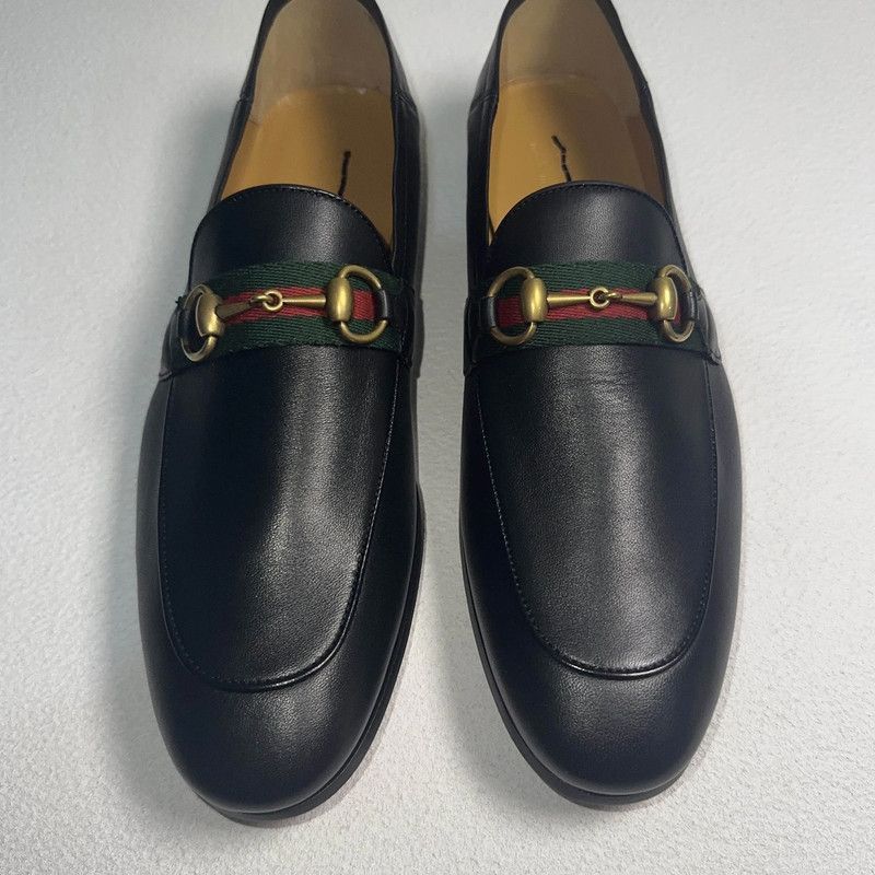 Gucci Gucci Men's Leather Loafers with Horsebit - Size US 9 / EU 42 - 2 Thumbnail