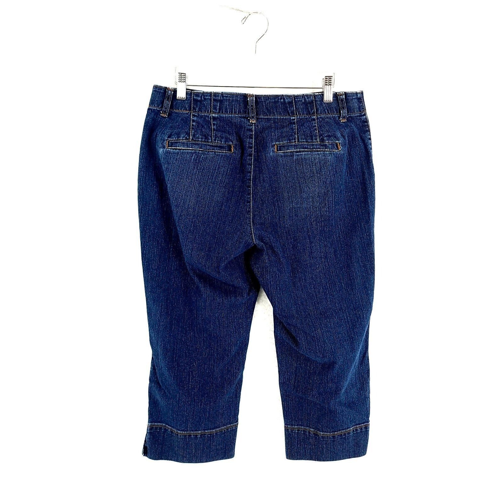 Gloria Vanderbilt Gloria Vanderbilt Comfort Waist Blue Denim Capri Jeans Mid R Size 32" / US 10 / IT 46 - 8 Thumbnail
