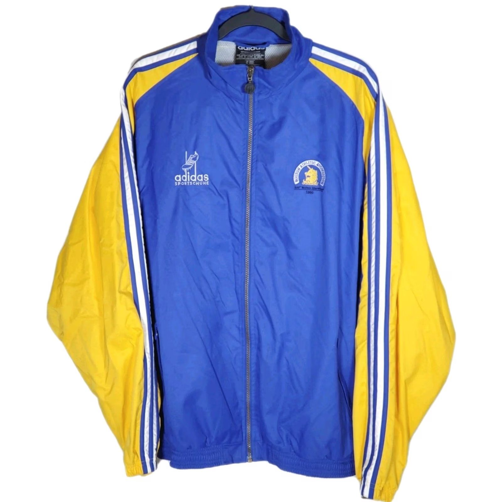Adidas VINTAGE Adidas Boston Marathon 1996 100th Track Jacket Blue Yellow Men’s XL Adidas Jacket Boys? Size US XL / EU 56 / 4 - 2 Thumbnail
