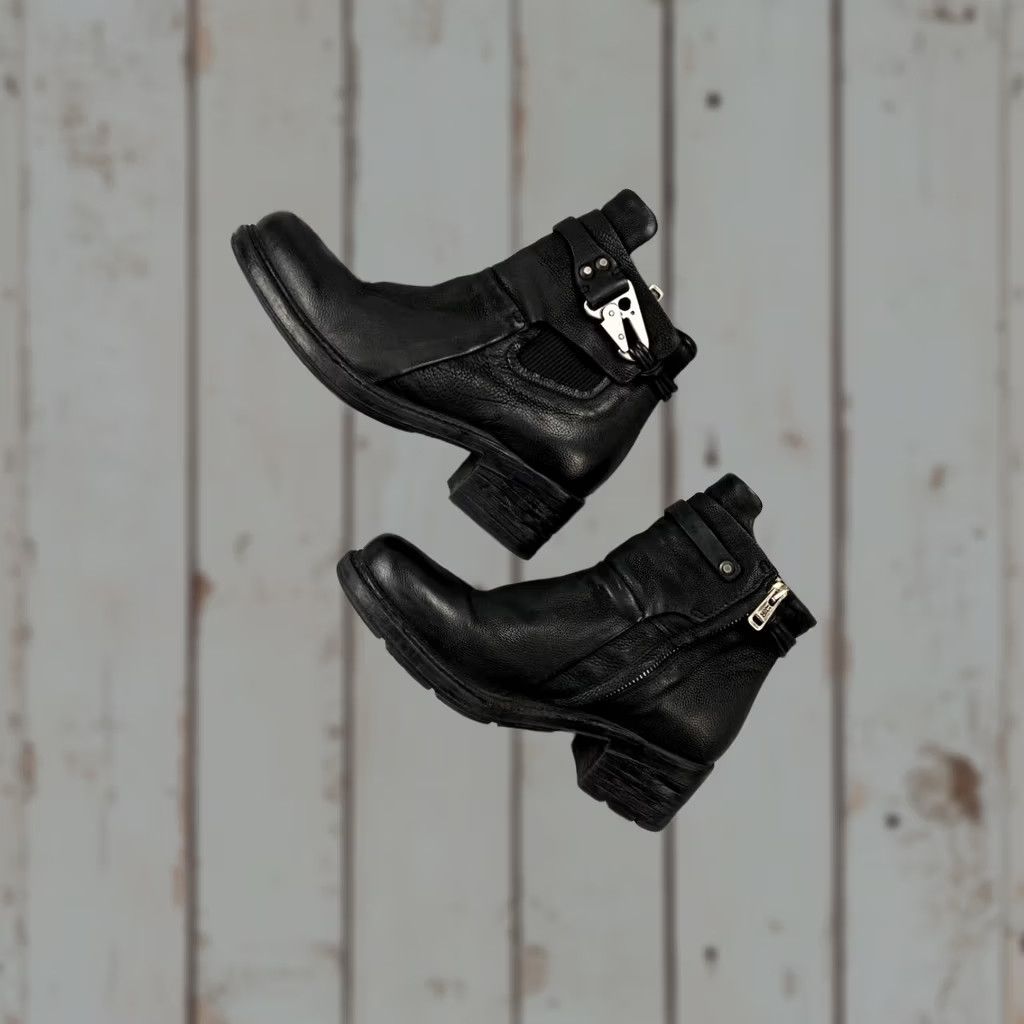 A.S.98 A.S.98 Airstep Women Boot Black Leather With Heels Size 39 Size US 8 / IT 38 - 1 Thumbnail