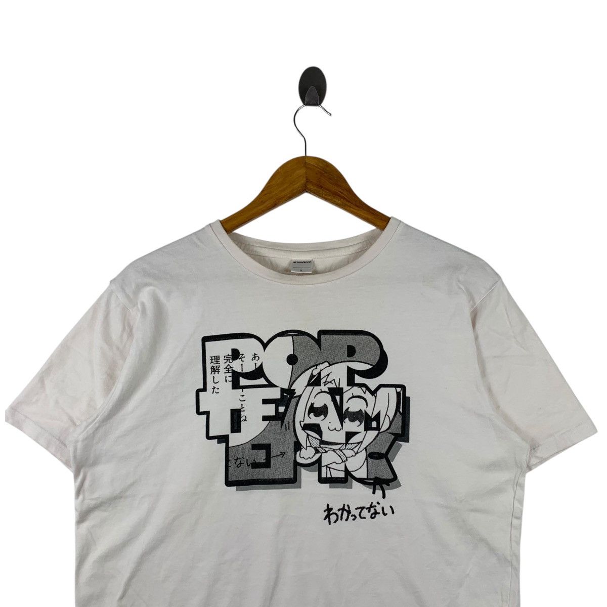Japanese Brand POP TEAM EPIC Japanese Manga Anime Merchandise White Shirt Size US L / EU 52-54 / 3 - 2 Thumbnail