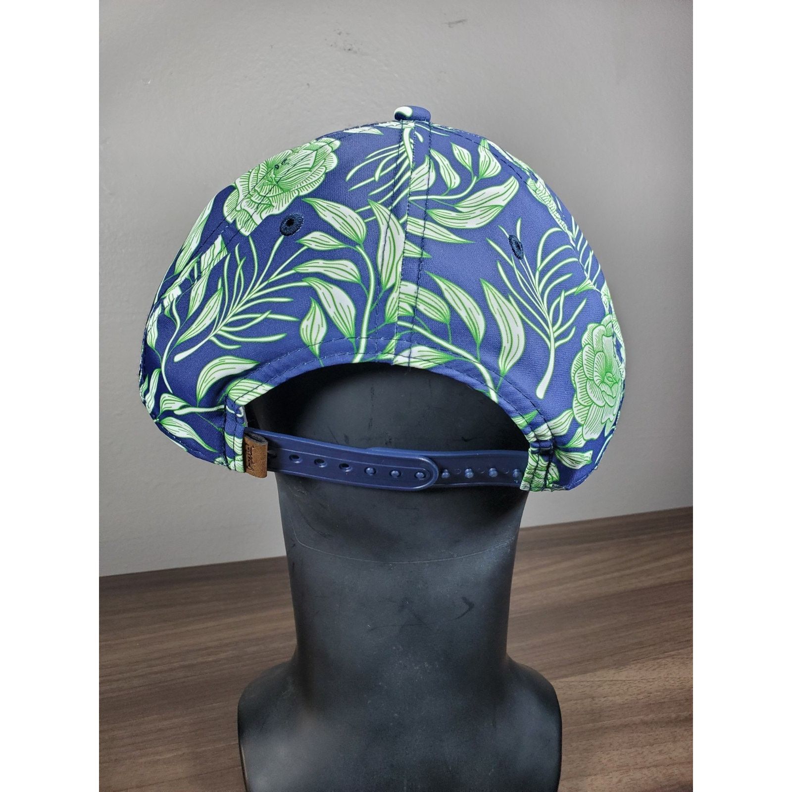 Imperial Acento Latino Hat Floral Snapback Cap Imperial Blue & Green Size ONE SIZE - 7 Thumbnail