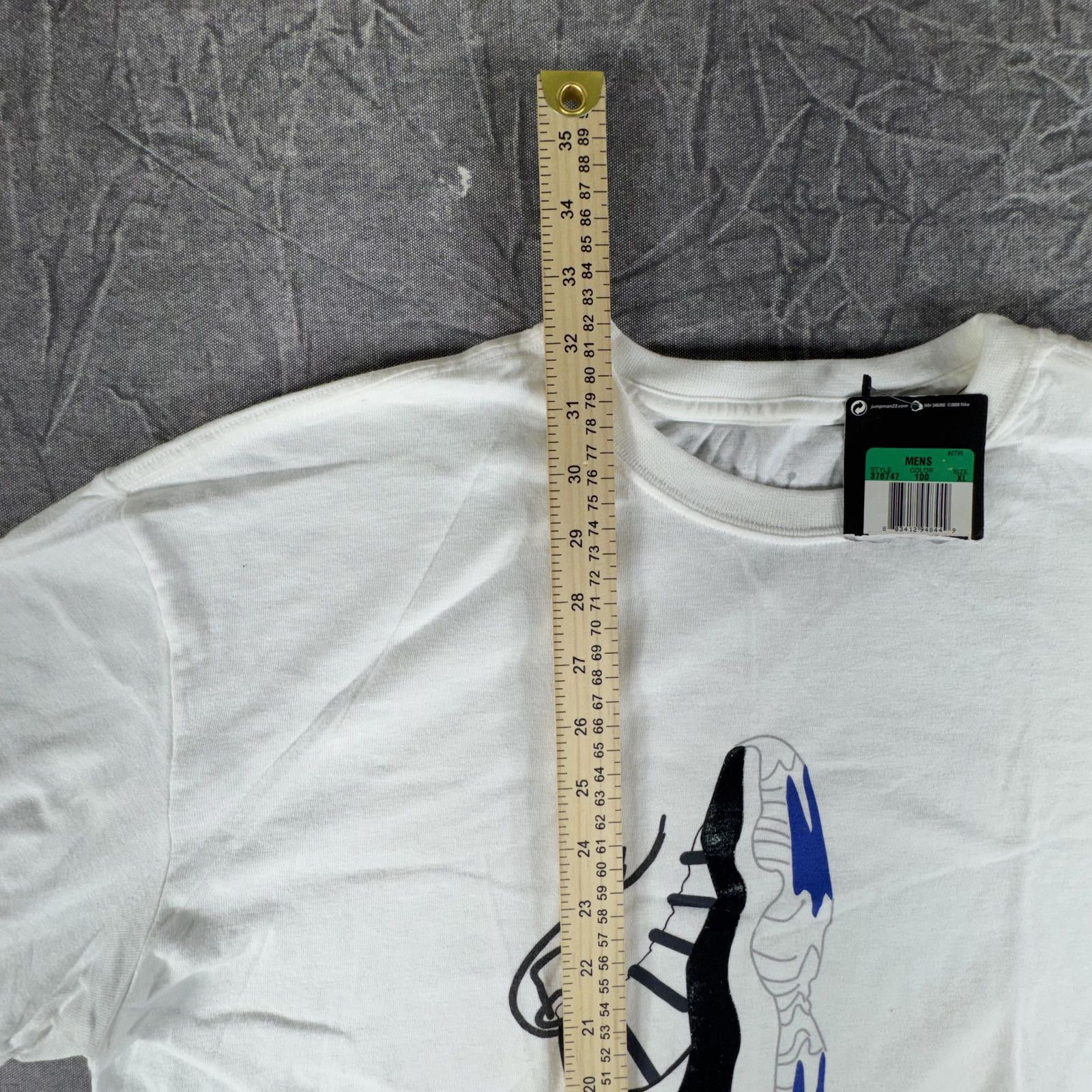 Jordan Brand Air Jordan Shirt Men's XL White 2011 Concord 2011 NEW Size US XL / EU 56 / 4 - 2 Thumbnail