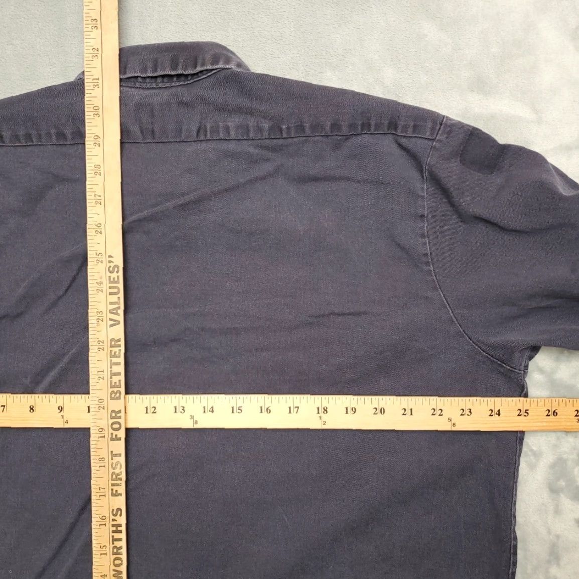 Vintage Bulwark FR Shirt Mens XL Blue 100% Cotton Twill Workwear Button-Up Long Sleeve Size US XL / EU 56 / 4 - 8 Thumbnail