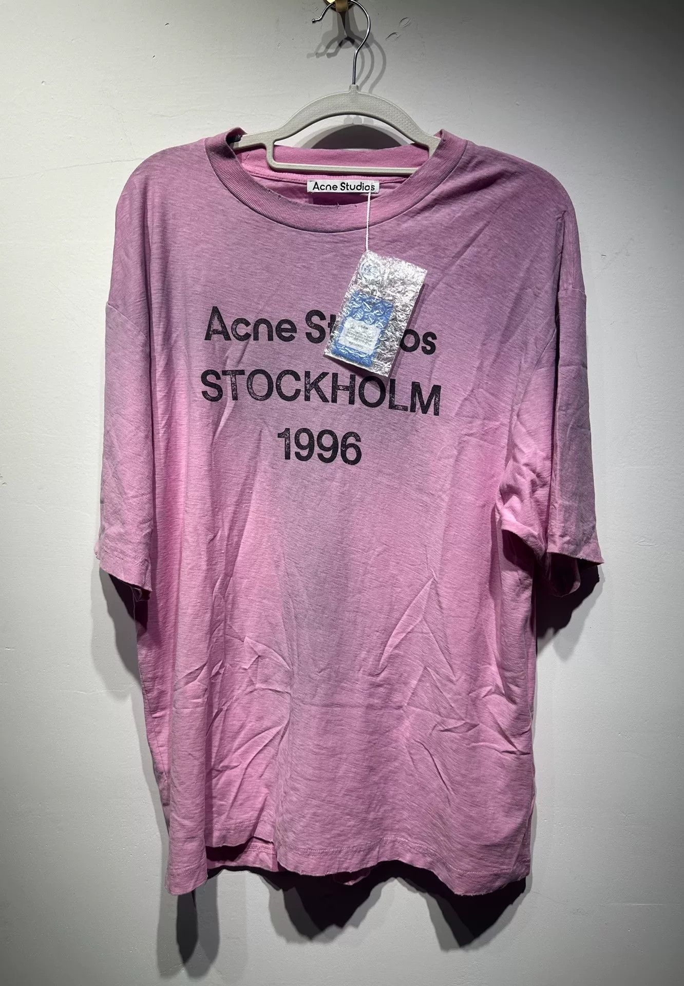 Acne Studios Acne Studios Printed Pink T-Shirt XS Men Size US XS / EU 42 / 0 - 1 Thumbnail