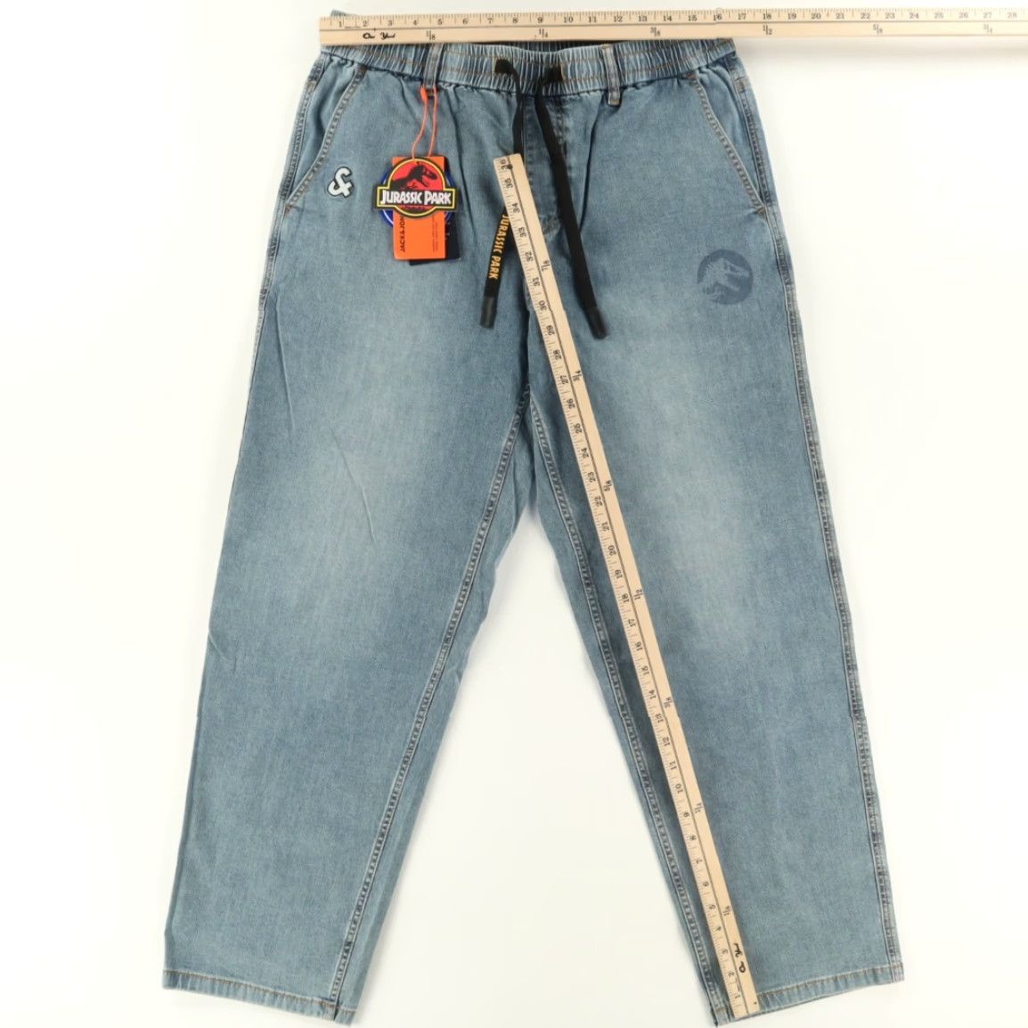 Jack & Jones Jack & Jones Baggy Jurassic Park Denim Jeans Pants Blue Men's 32 Jeans Baggy Jurassic Park Cotton Denim Blue Mens 32 Regular Size US 32 / EU 48 - 3 Thumbnail