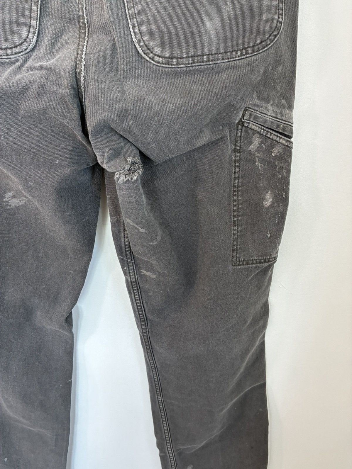 Carhartt Carhartt Thrashed Paint Stain Faded Work Pants Size US 34 / EU 50 - 10 Thumbnail