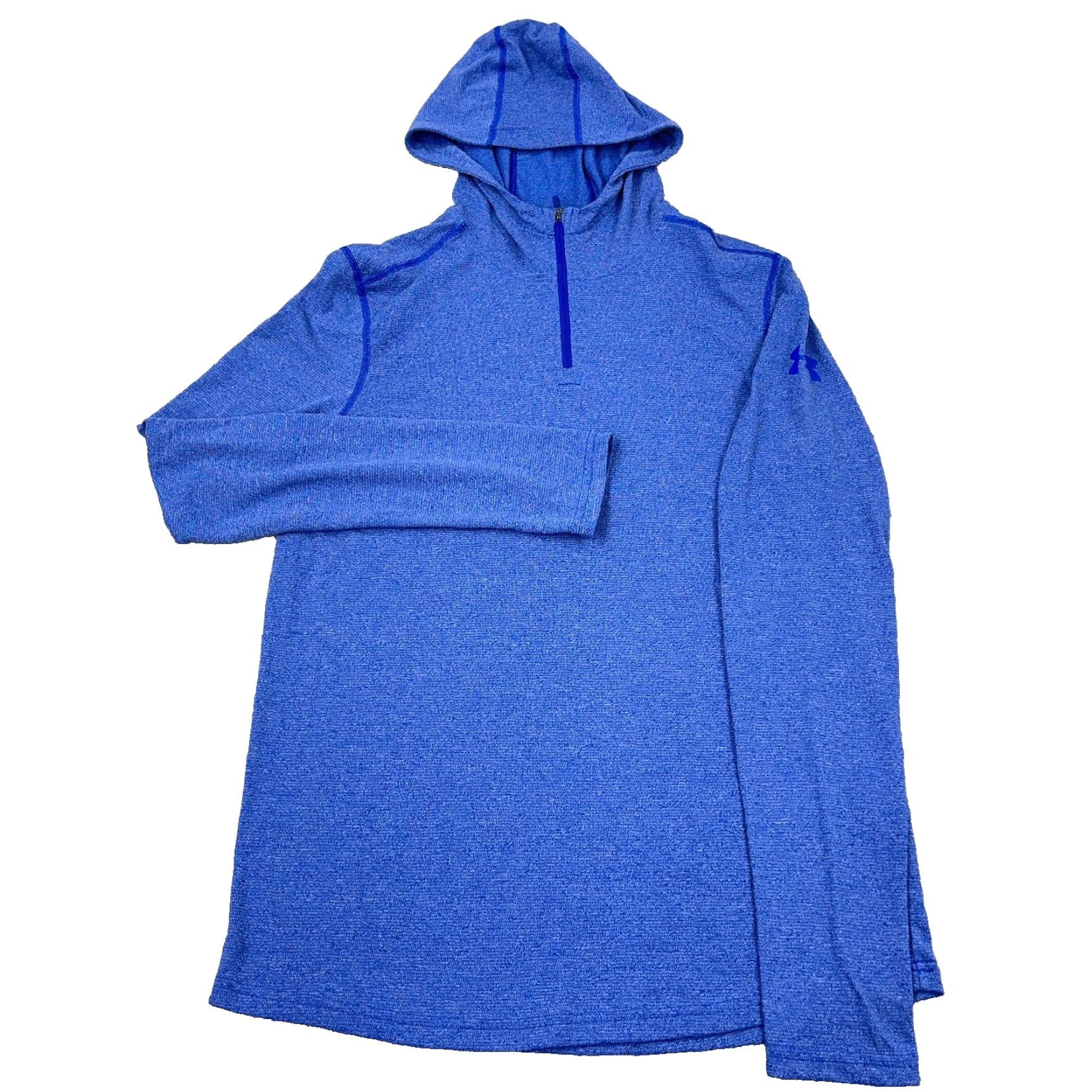 Under Armour Under Armour Shirt Men Medium Blue HeatGear Running Golf Cross Training T-Shirt Hoodie Pullover Size US M / EU 48-50 / 2 - 2 Thumbnail