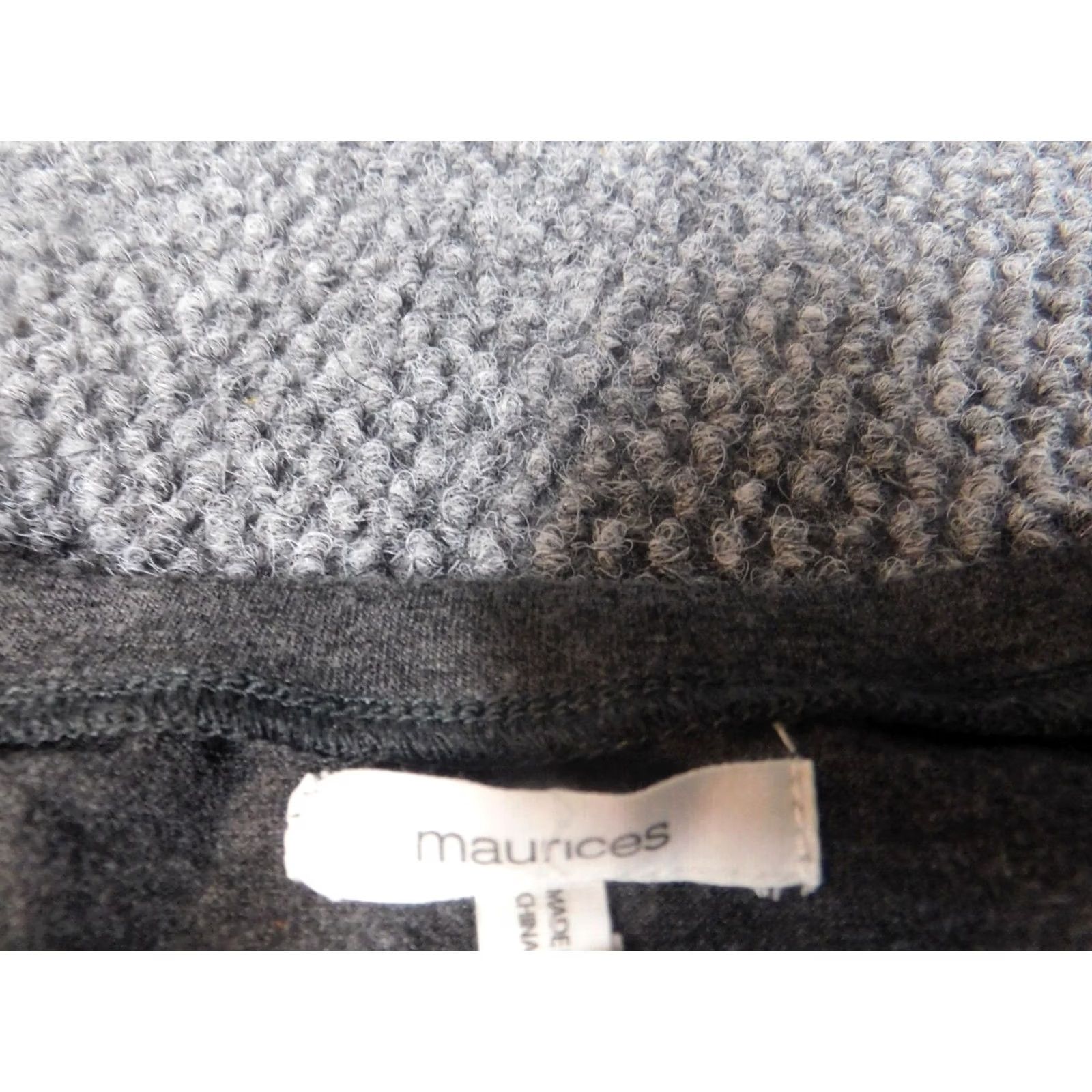 Vintage Maurices Shirt XS Gray Short Sleeve Collared Pullover Button Blouse Ladies Casual Classic Stretch Size XS / US 0-2 / IT 36-38 - 6 Thumbnail