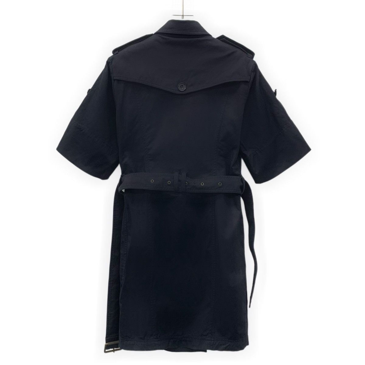 Burberry Burberry black cotton trench coat style dress Size M / US 6-8 / IT 42-44 - 2 Thumbnail