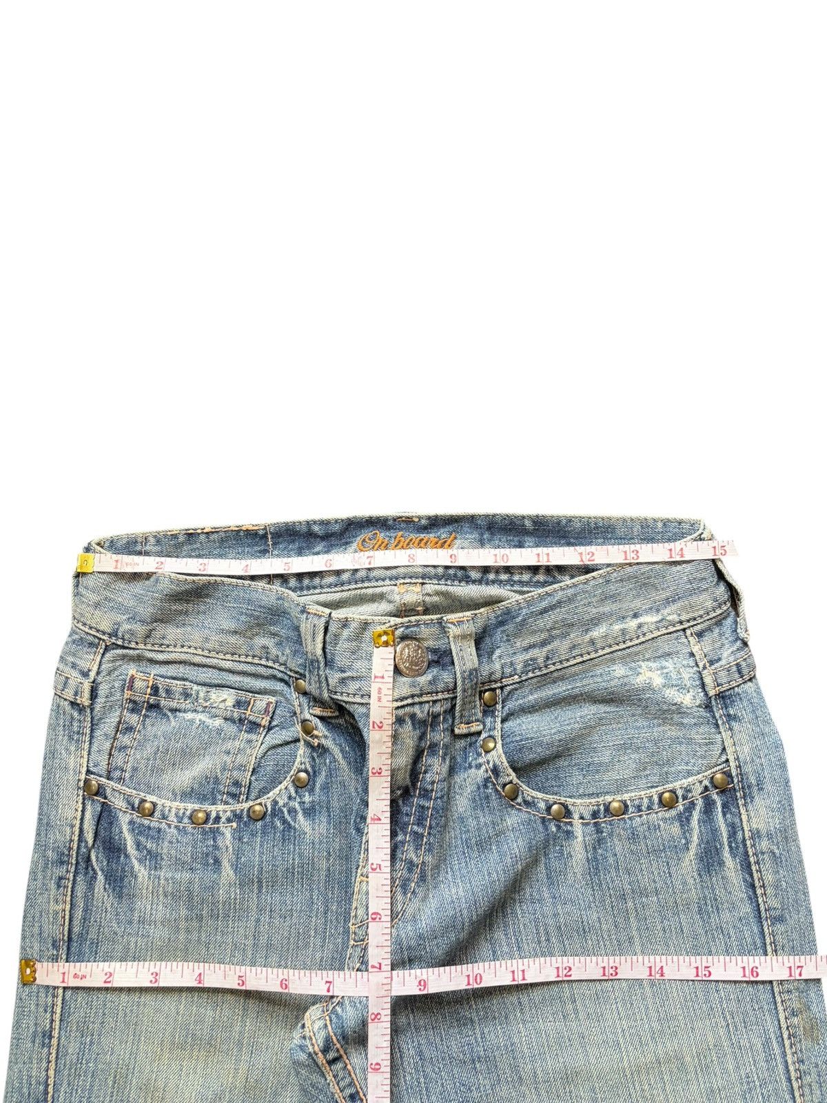 Tornado Mart Vintage Japanese Brand Patches Distress Flare Jeans Size US 29 - 6 Thumbnail