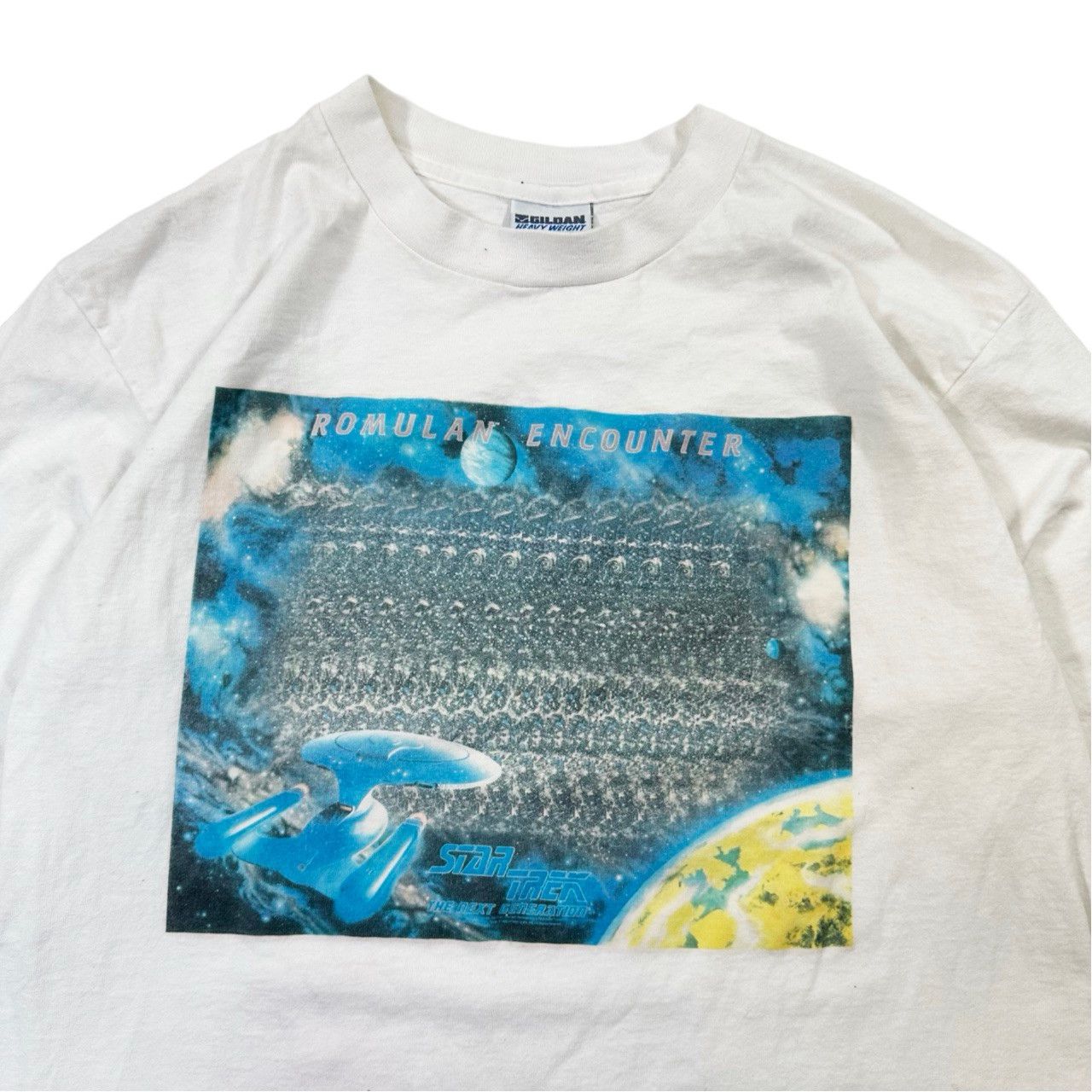 Vintage Vintage 90s Big Print Nature Wolf Deer Graphic T Shirt Size US L / EU 52-54 / 3 - 2 Thumbnail