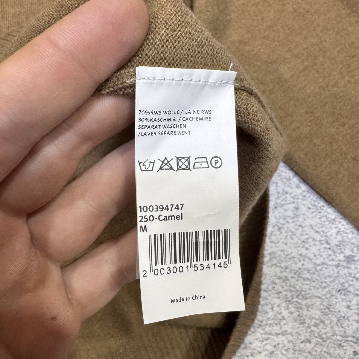 Other Manor Man Cashmere Blend Wool RWS M Switzerland Size US M / EU 48-50 / 2 - 9 Thumbnail