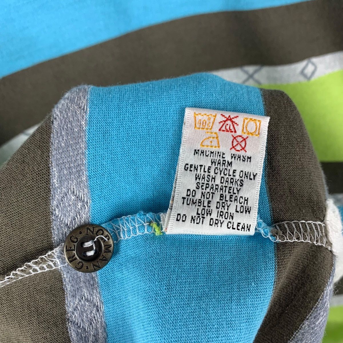 Greg Norman Vintage GREG NORMAN Stripe polo tee Size US M / EU 48-50 / 2 - 10 Thumbnail