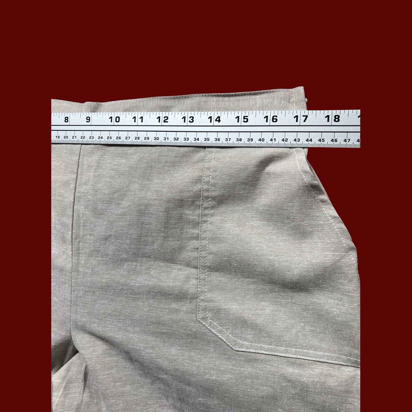 Other Alfred Dunner - Women's Garden Party Mid-Rise Capris - Beige Size 38" / US 16 / IT 52 - 5 Thumbnail