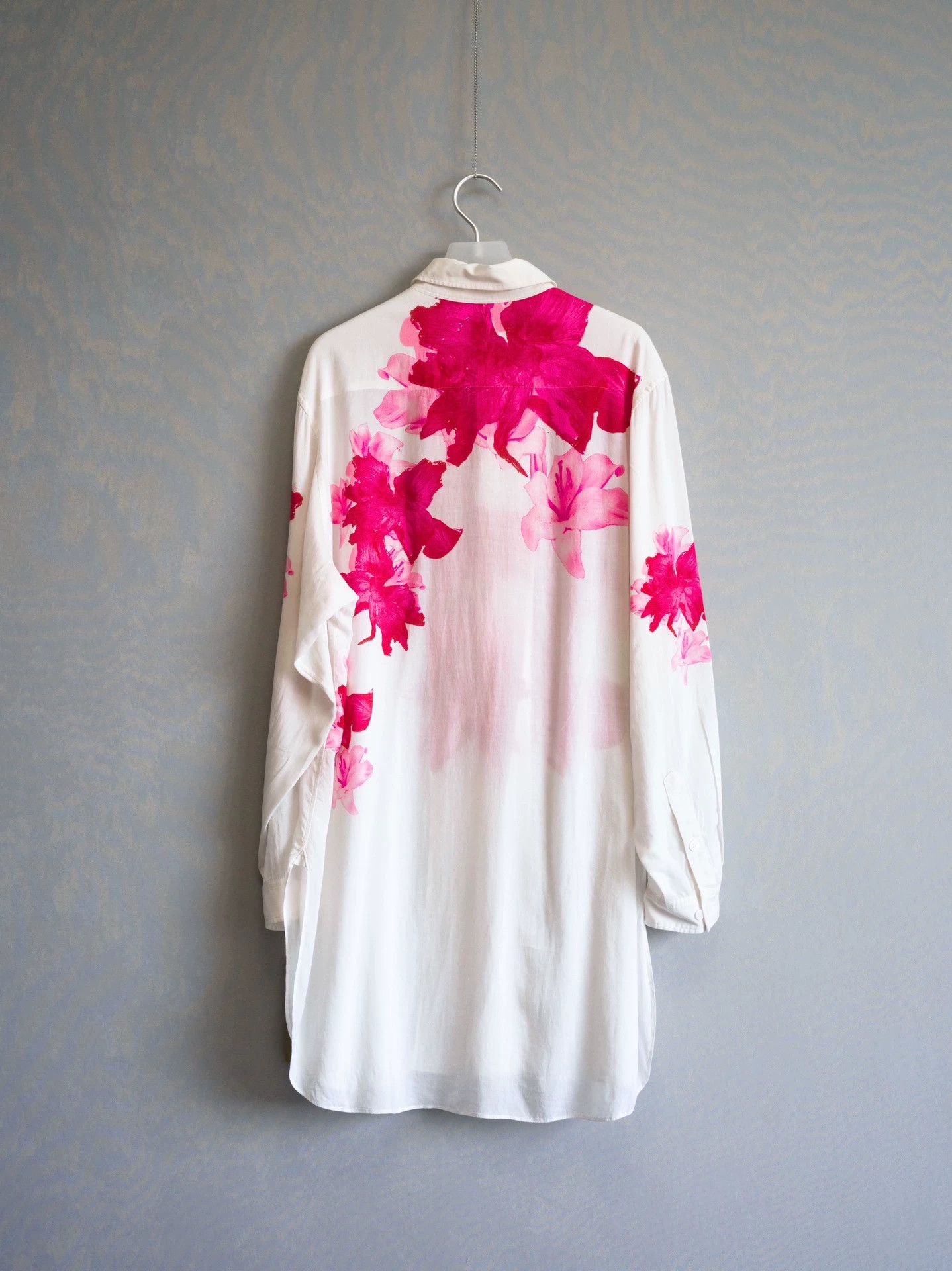 Yohji Yamamoto Yohji Yamamoto 24AW Pink Lily Runway Shirt NWT Size US L / EU 52-54 / 3 - 4 Thumbnail