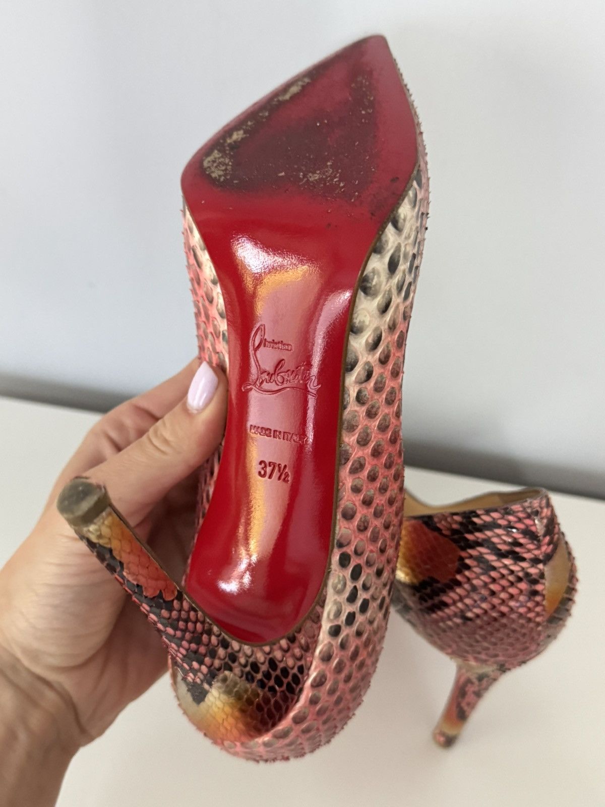 Christian Louboutin Christian Louboutin Heels Size US 7.5 / IT 37.5 - 6 Thumbnail