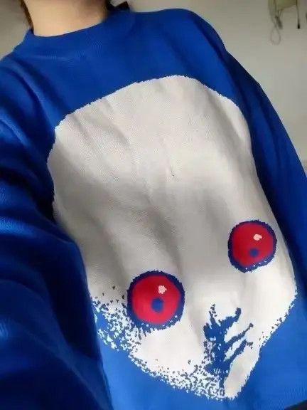 Japanese Brand Knitted Sweater Cartoon Size US M / EU 48-50 / 2 - 3 Thumbnail