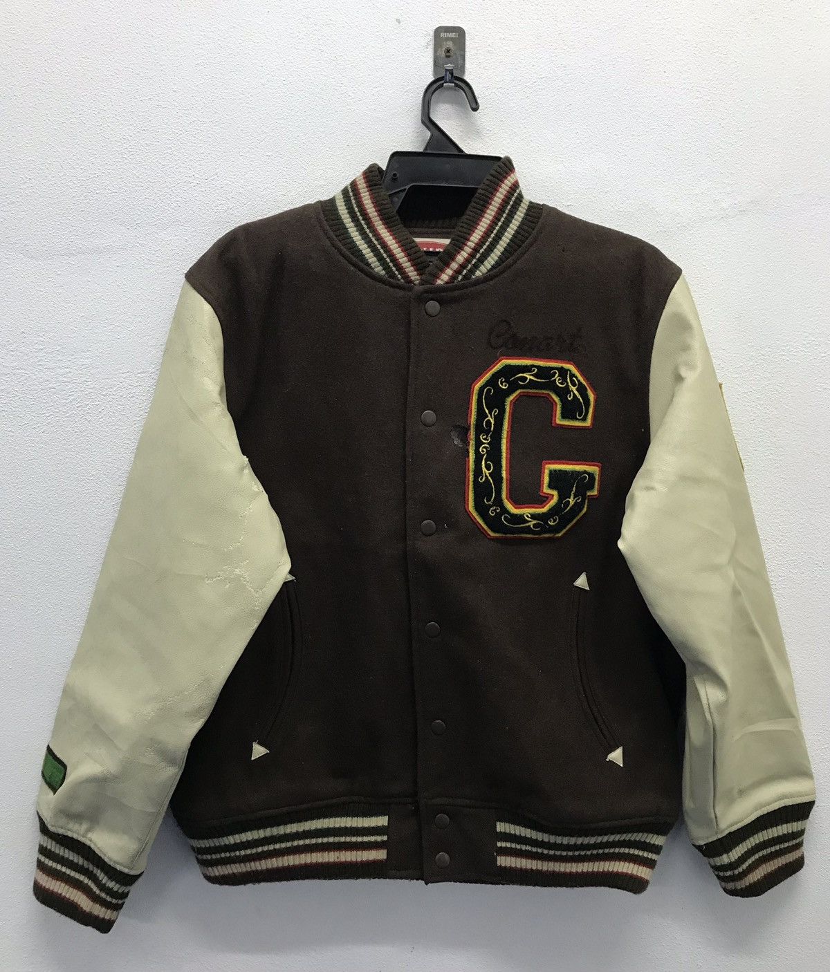 Vintage Vintage Conart Jamaica Varsity Jacket Size US M / EU 48-50 / 2 - 1 Thumbnail