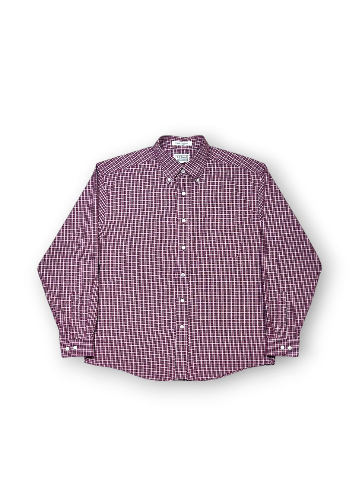 L.L. Bean L.L. Bean Wrinkle Resistant Vintage Plaid Button Down Size US XL / EU 56 / 4 - 1 Thumbnail