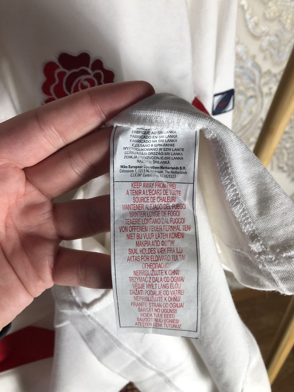 Nike × Vintage VERY RARE NIKE RETRO ENGLAND RUGBY JERSEY BLOKECORE Y2K 90s Size US L / EU 52-54 / 3 - 7 Thumbnail
